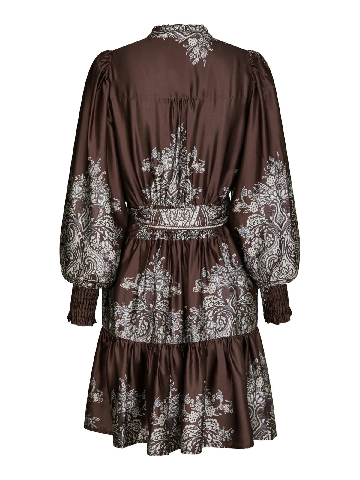 Malfida Paisley Border Dress