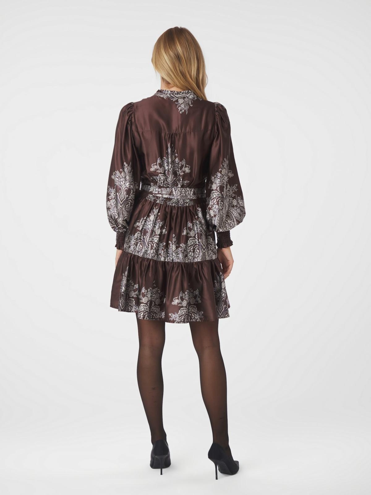 Malfida Paisley Border Dress
