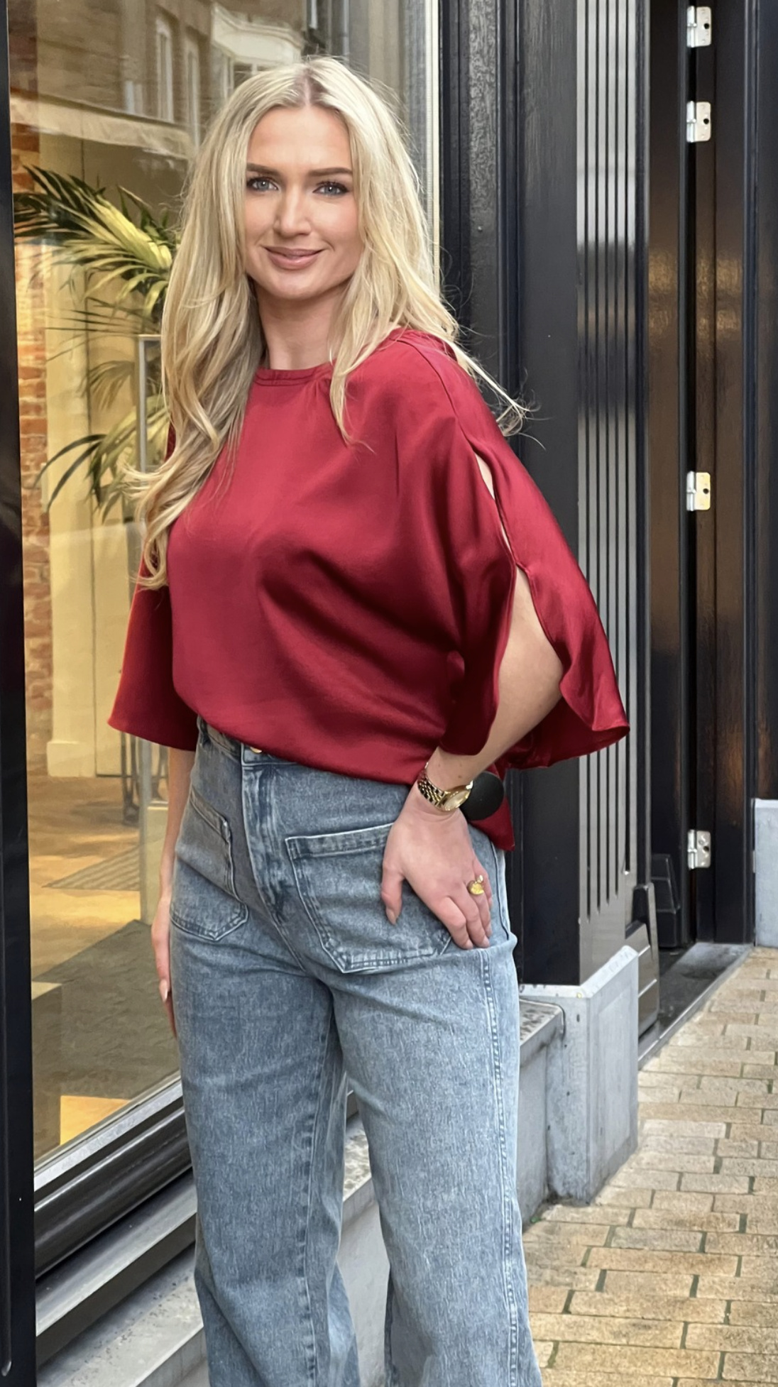 Liora Heavy Sateen Blouse