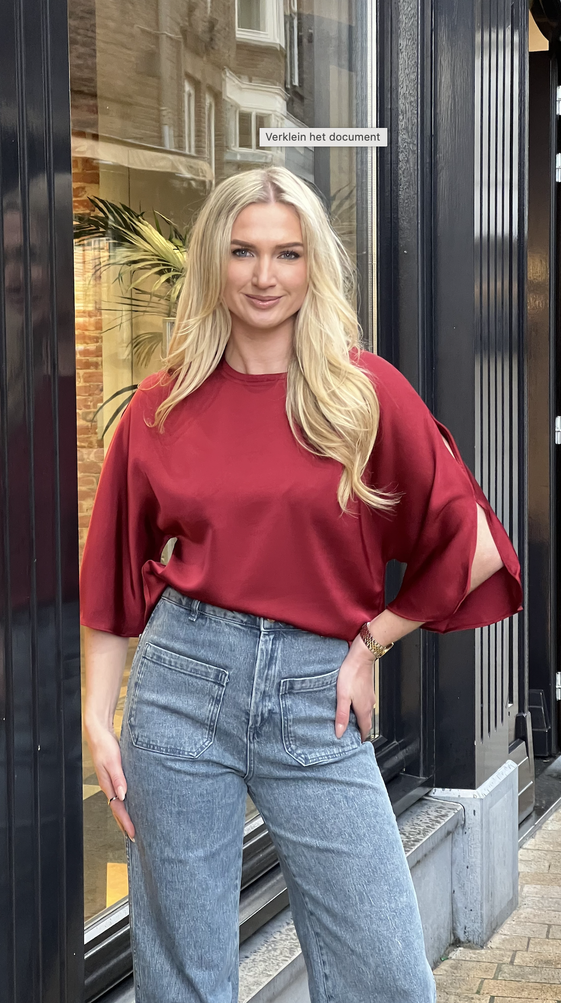 Liora Heavy Sateen Blouse