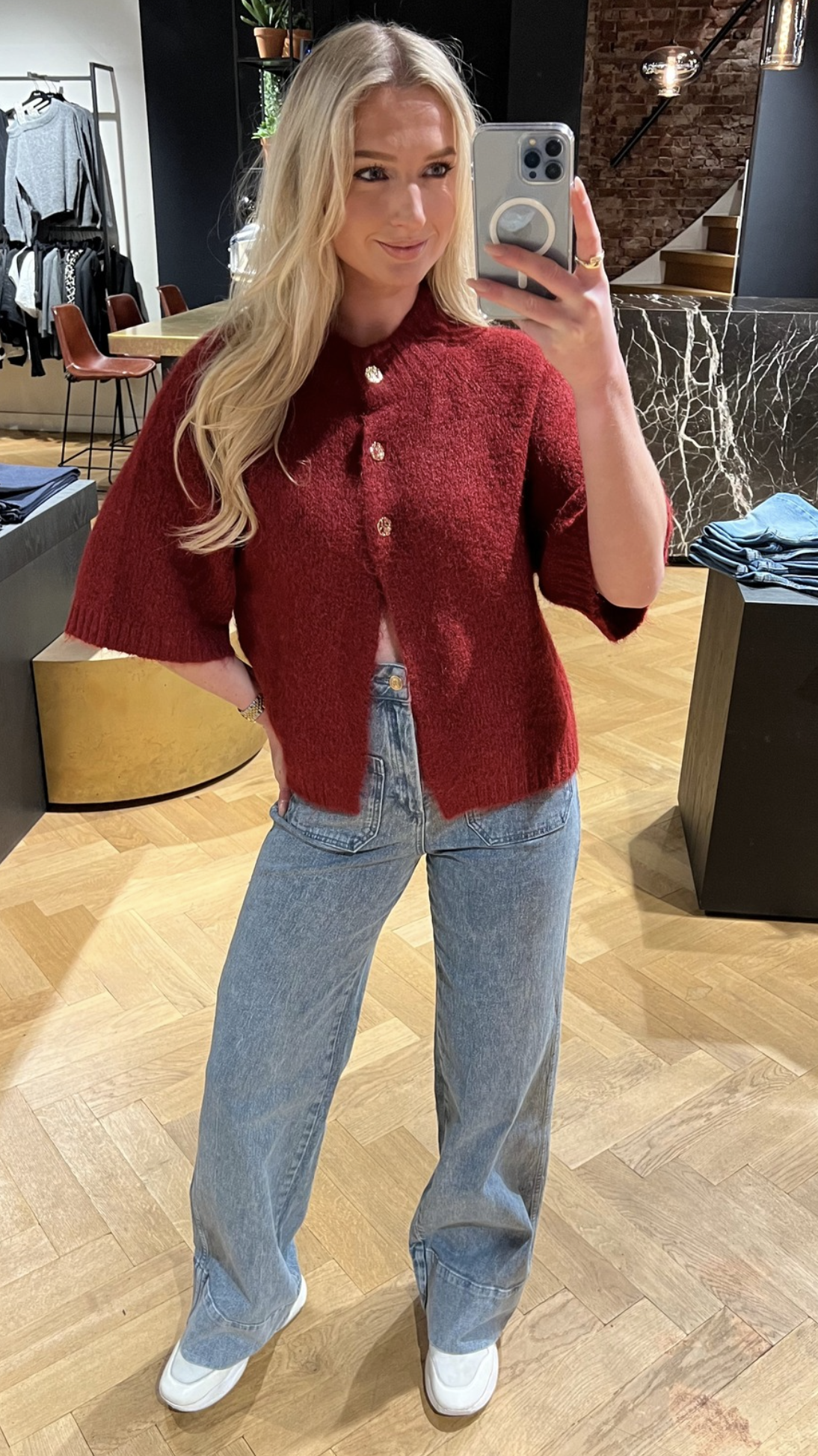 Benuta Fluffy Knit Cardigan