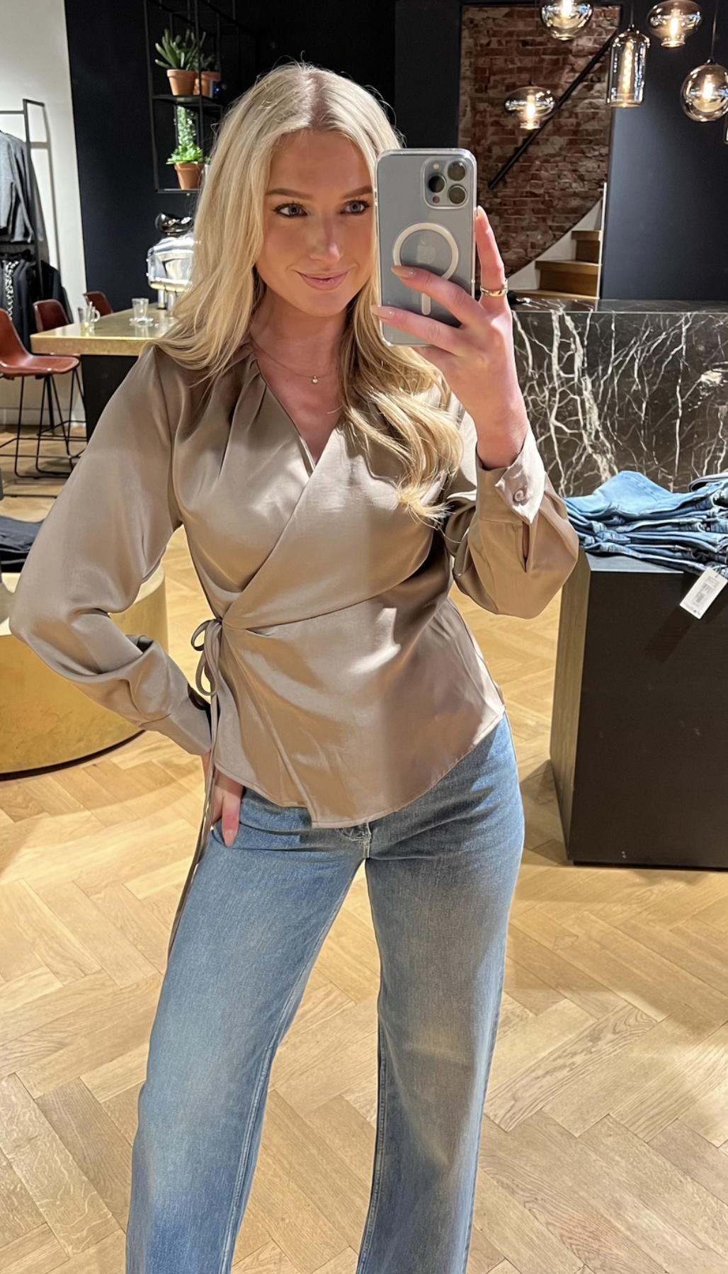 Caprina Heavy Sateen Blouse