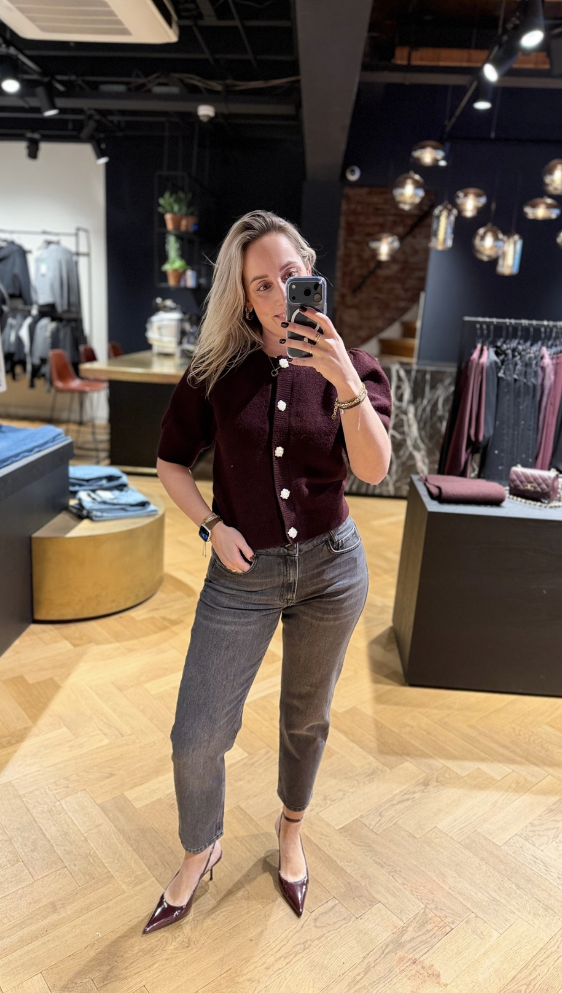 Trudy Deco Knit Cardigan