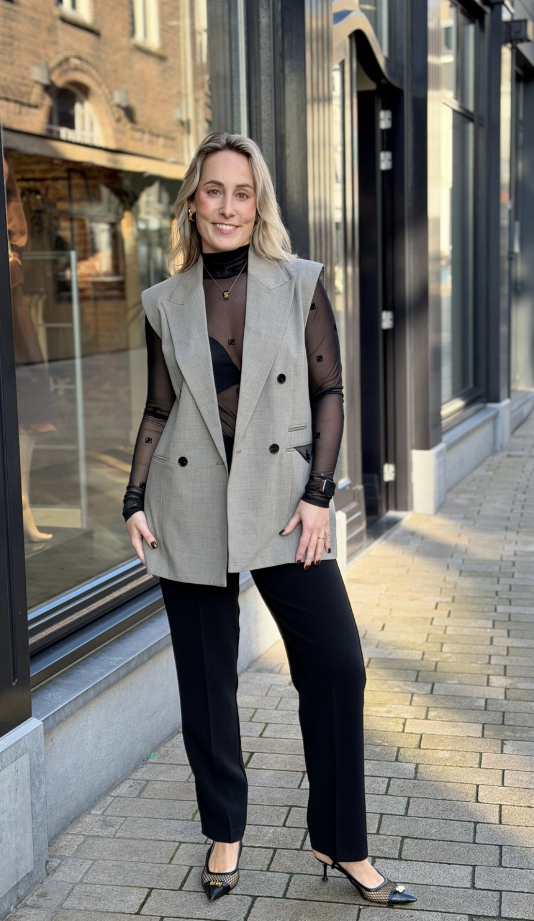 Nicole Triangle Tailor Vest