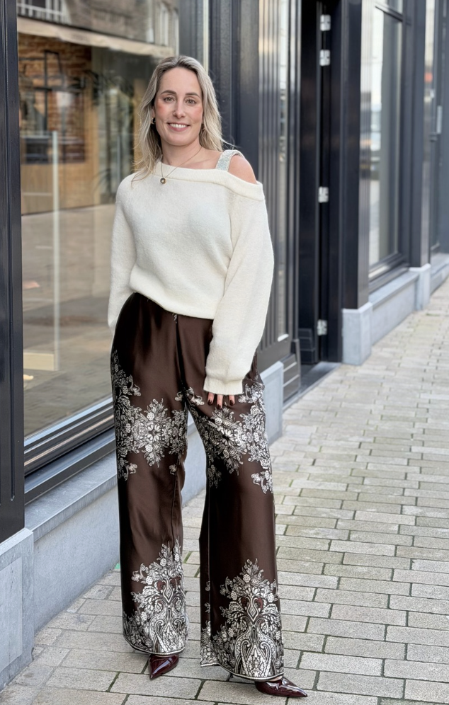 Lunet Paisley Border Pants