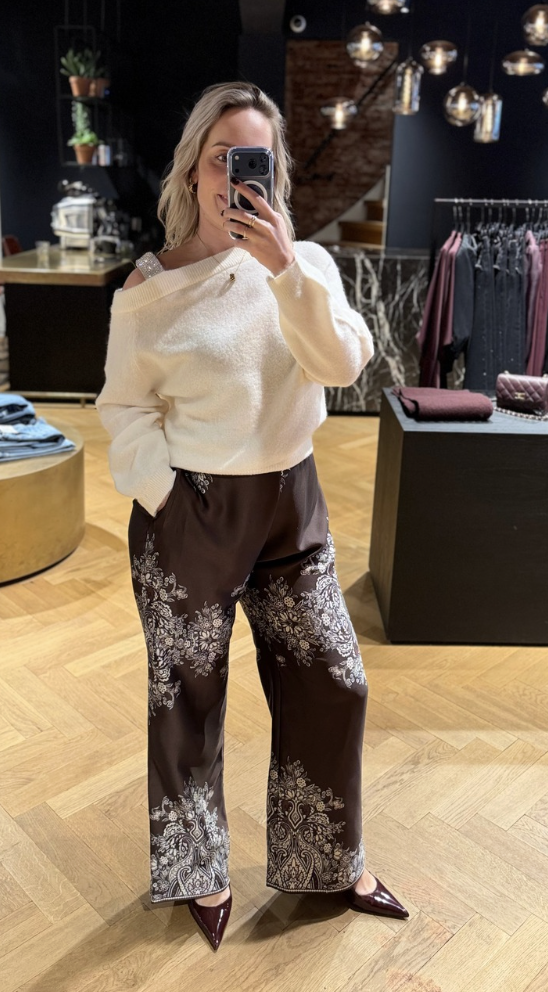 Lunet Paisley Border Pants