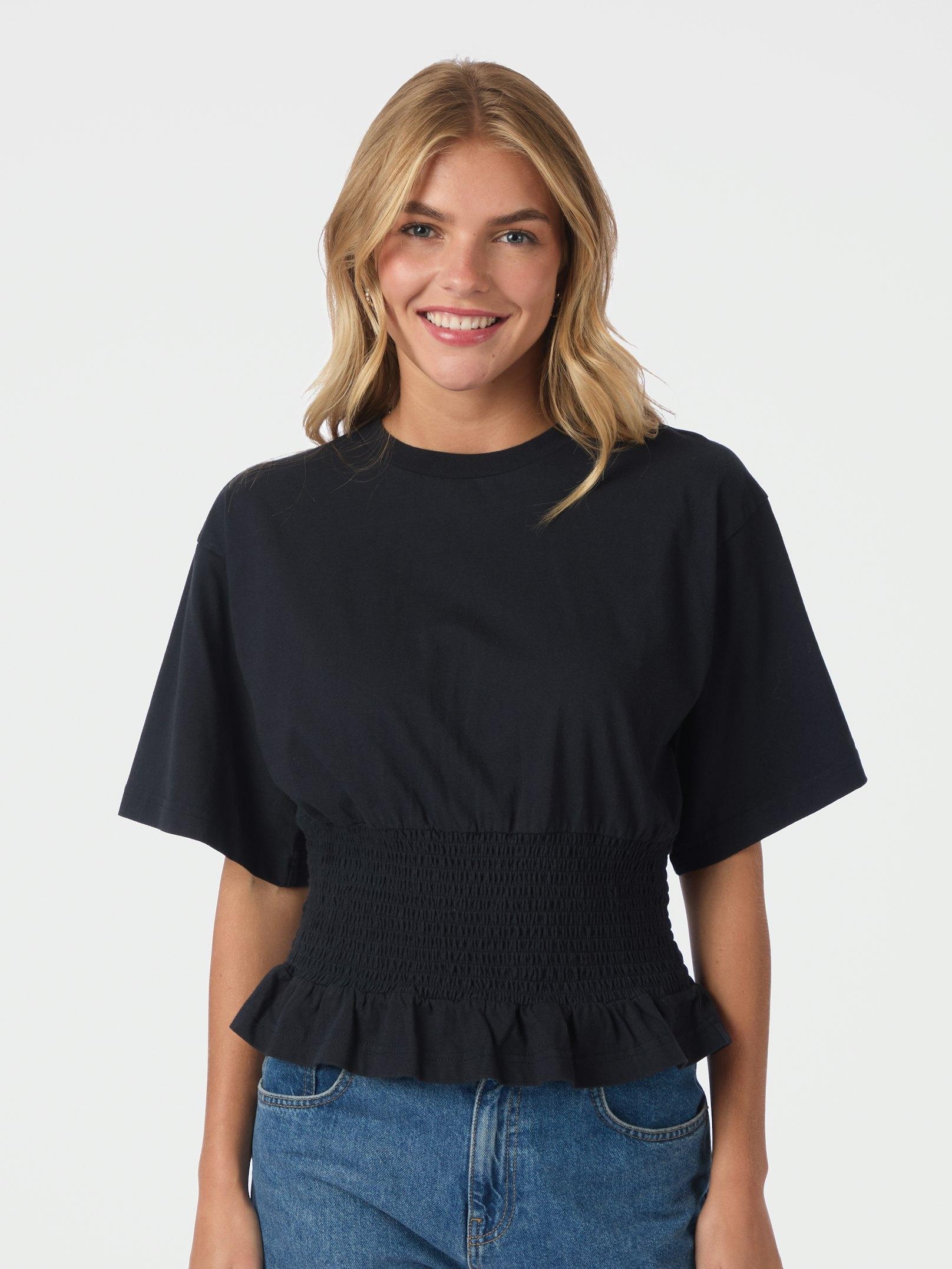 Neo Noir Dray Boxy Smock Tee