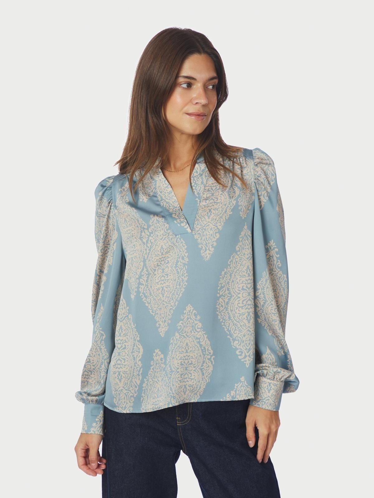 Neo Noir Rosslyn Paisley Drop Blouse