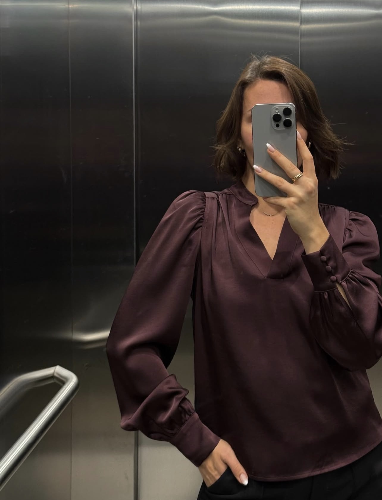 Rosslyn Heavy Sateen Blouse