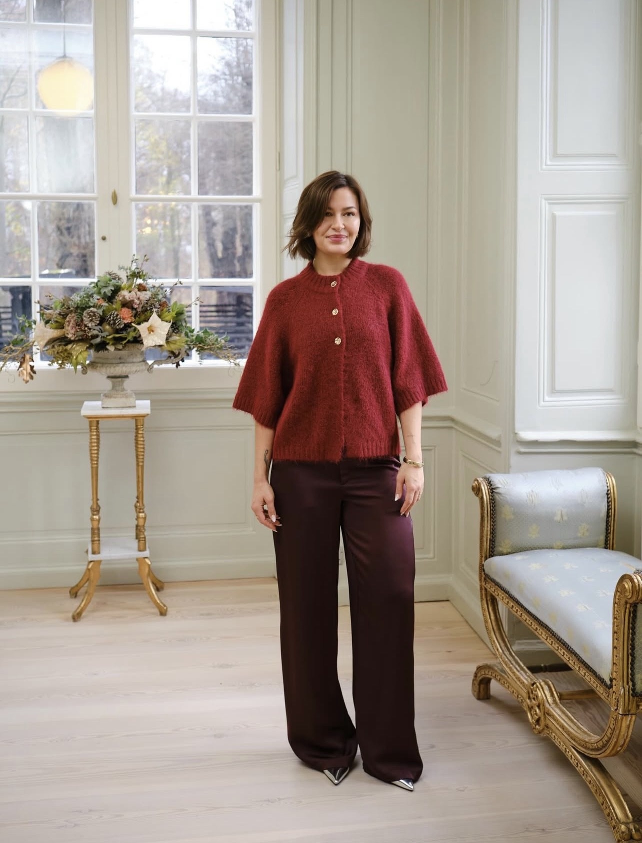 Benuta Fluffy Knit Cardigan