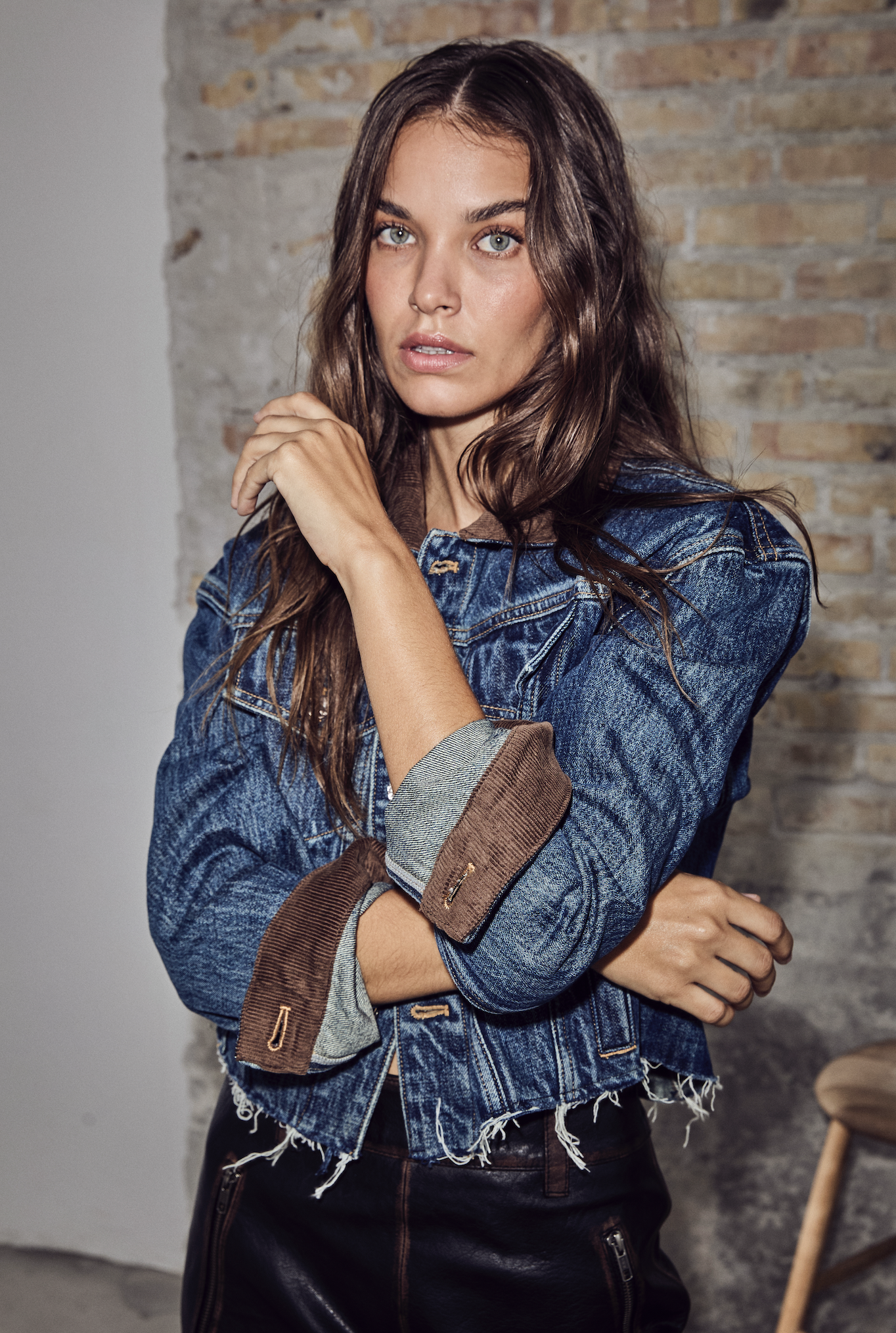 Denize Crop Denim Jacket