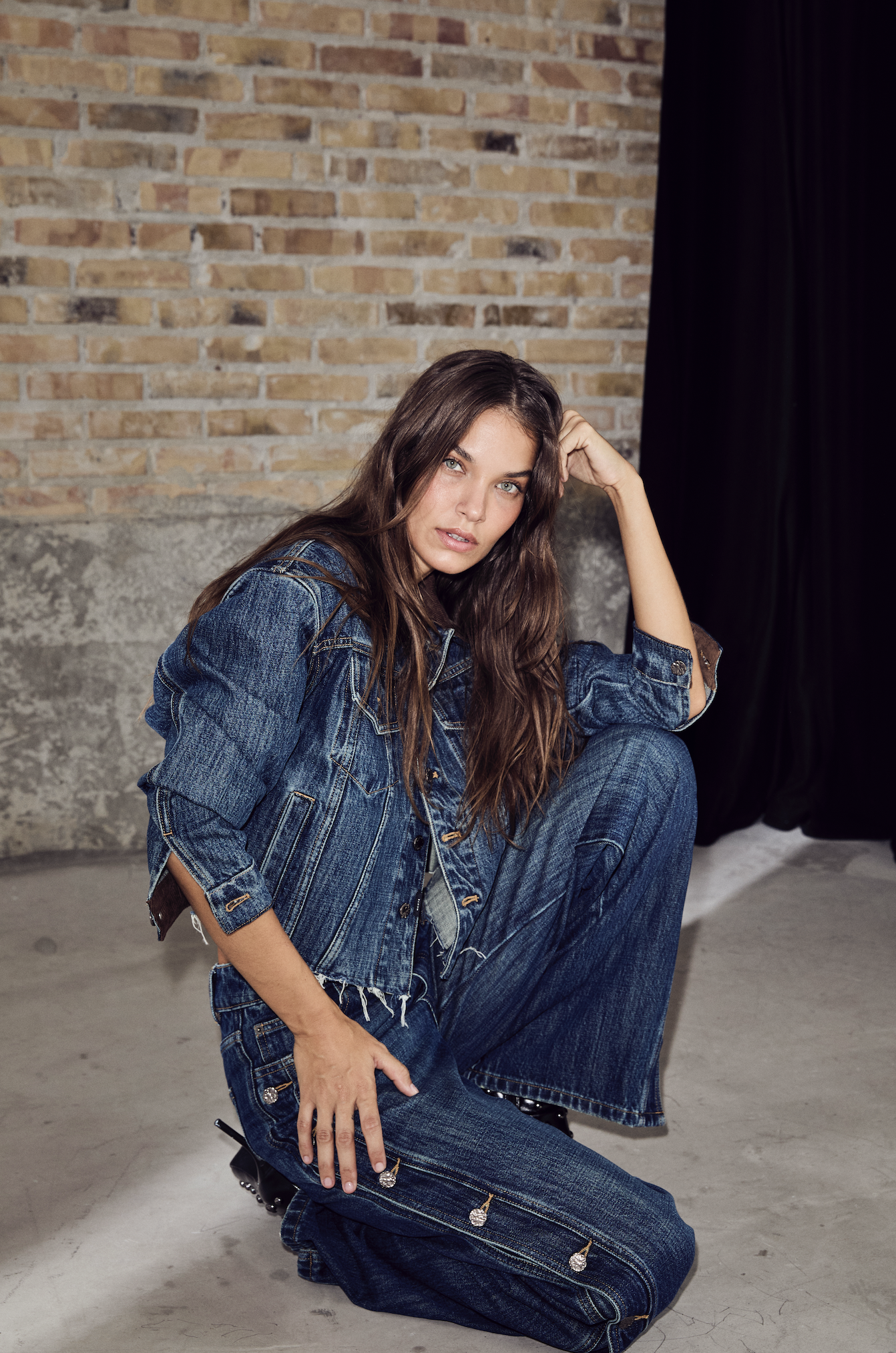 Denize Crop Denim Jacket