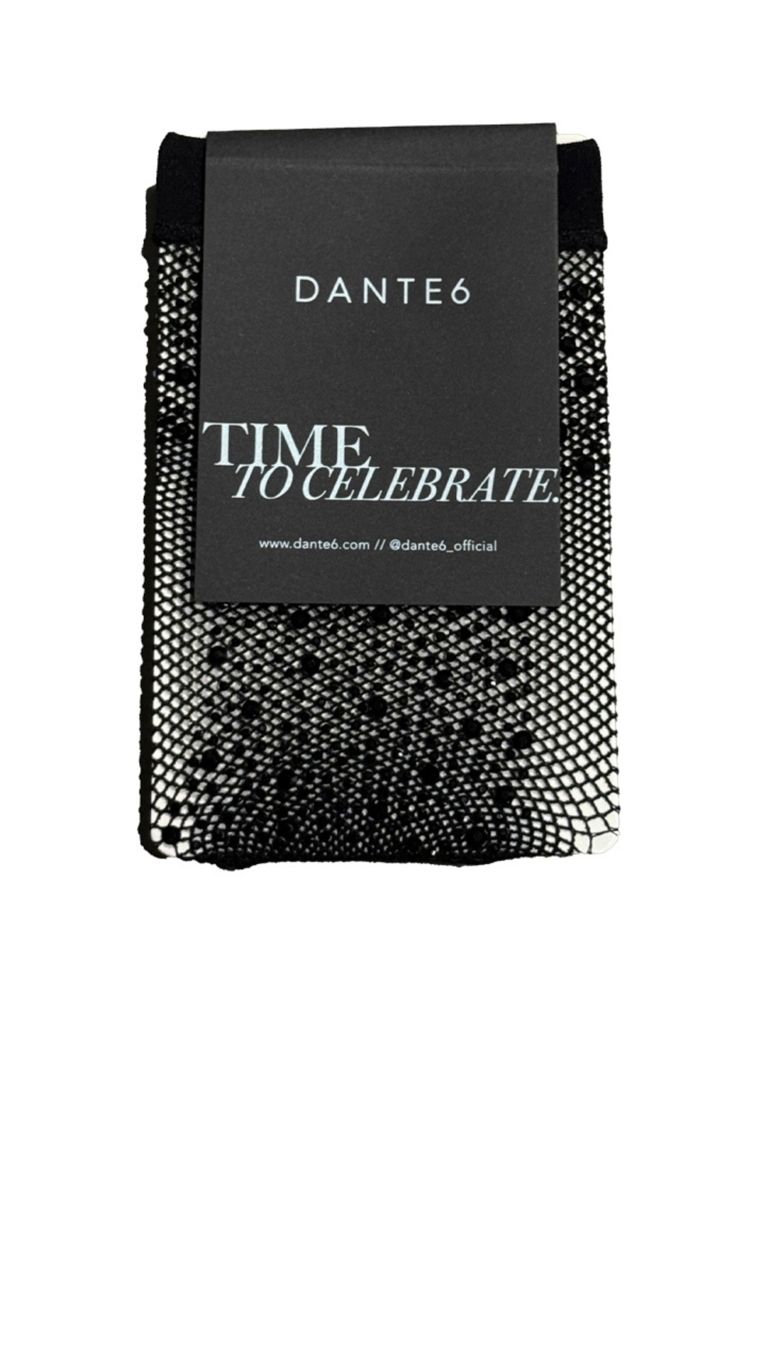 Rhinestone net-socks