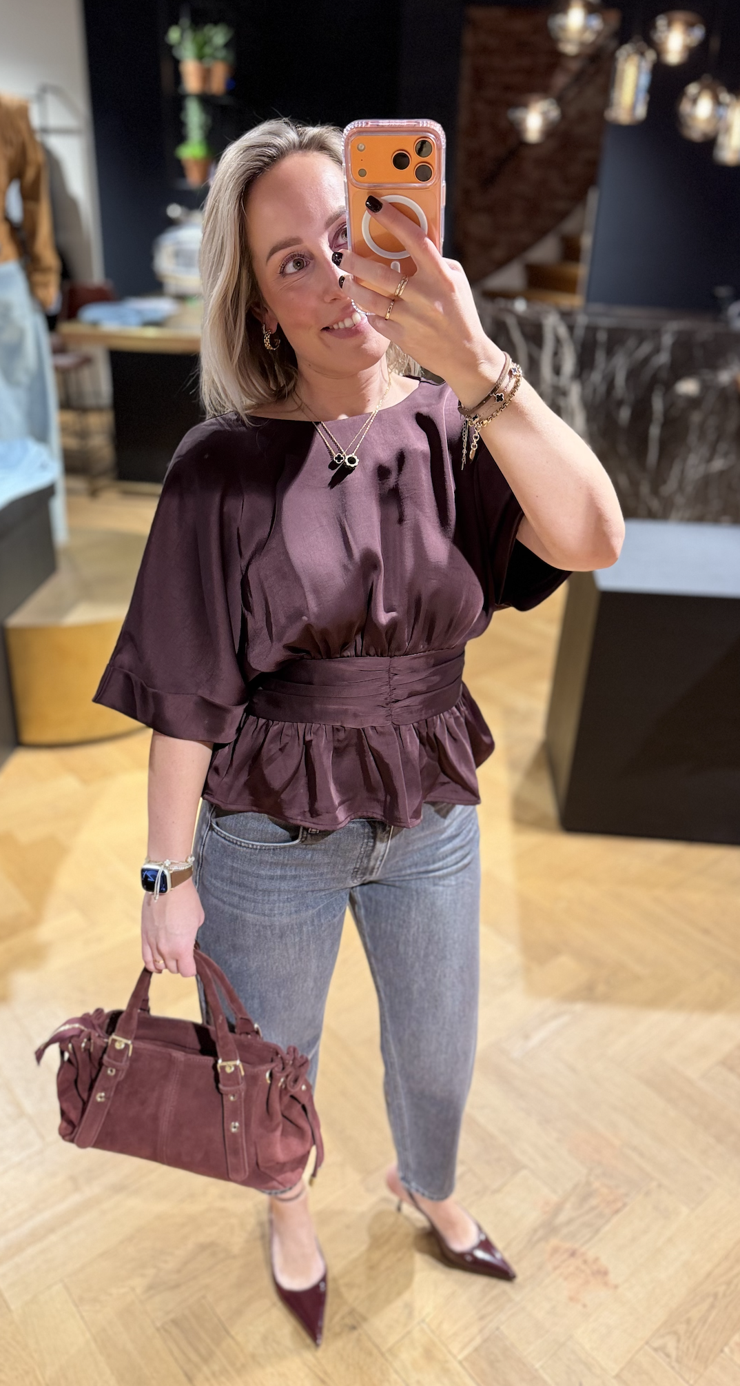 Annegret Heavy Sateen Blouse
