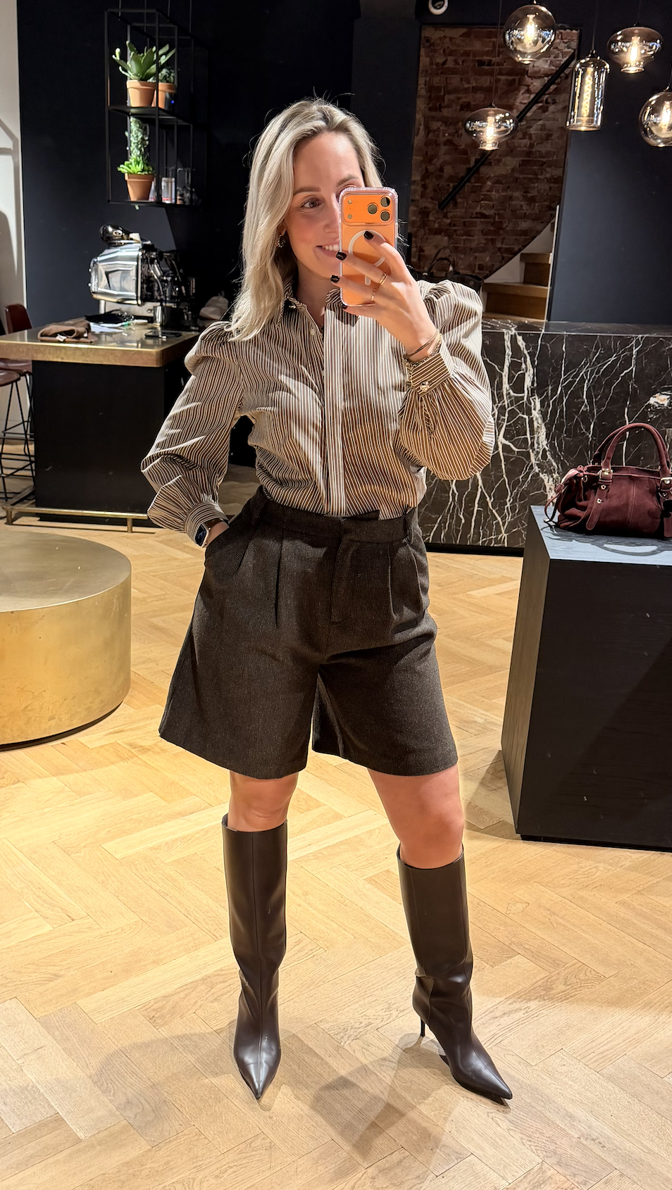 Nika Mini Check Shorts