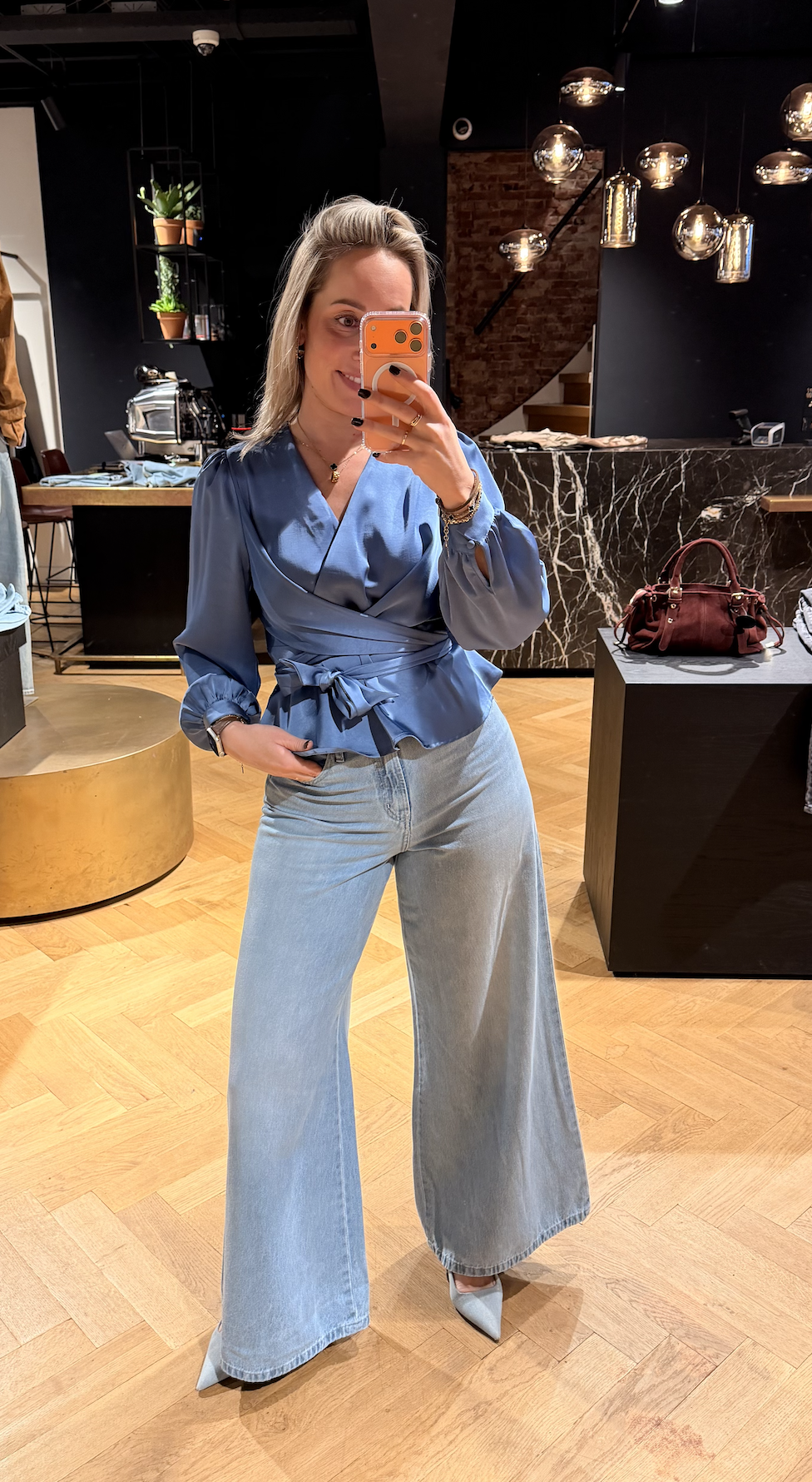 Rista Heavy Sateen Blouse