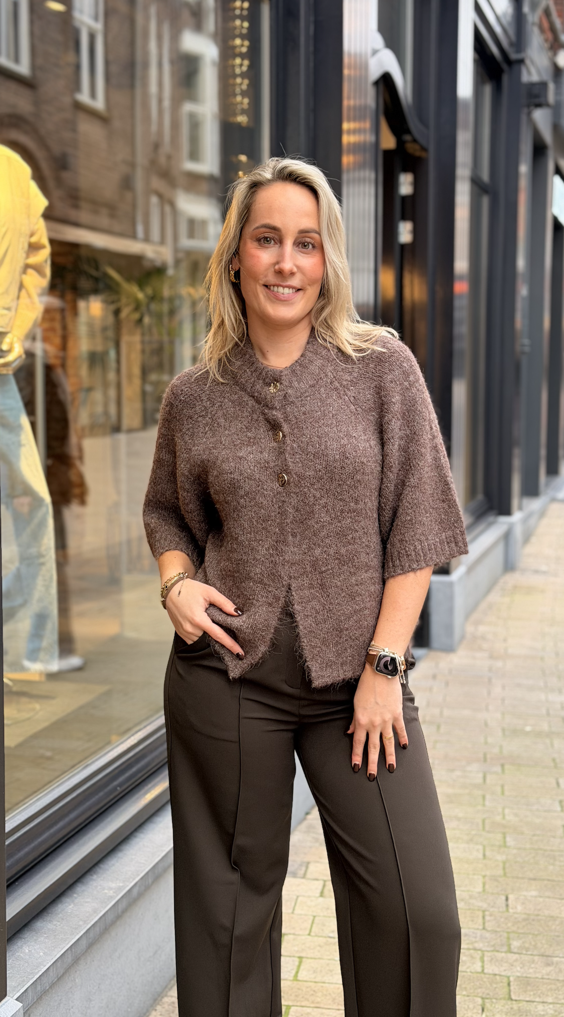 Benuta Fluffy Knit Cardigan