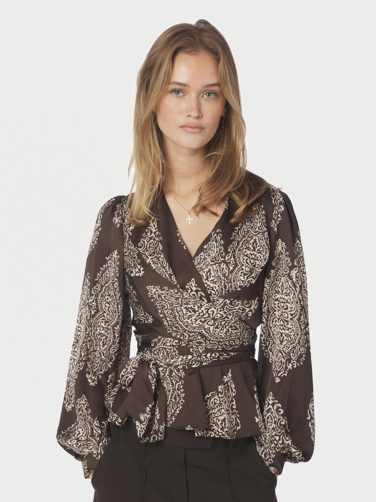 Neo Noir Rista Paisley Drop Blouse