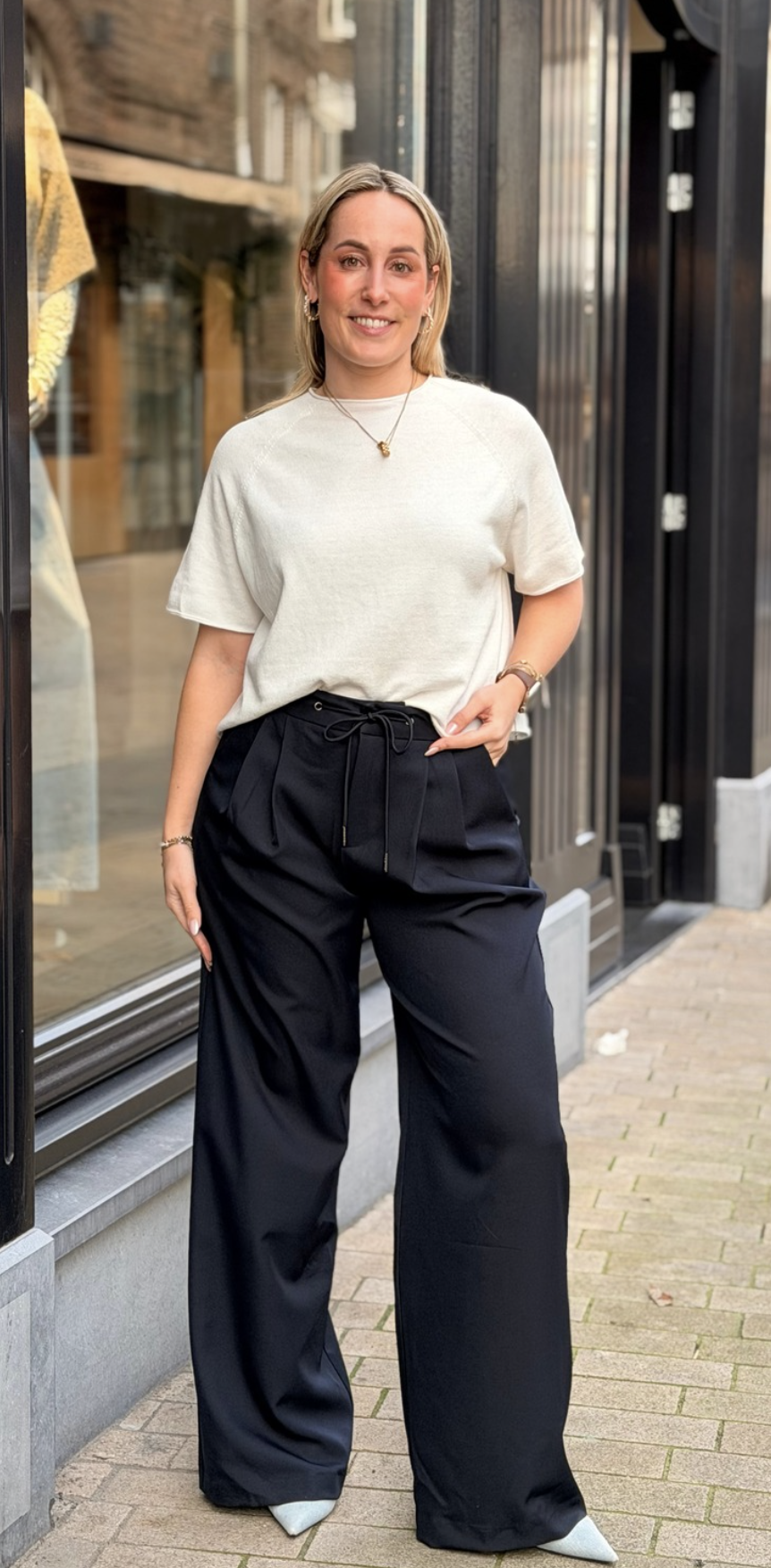 Haute L' Amitié Michelle Tailor Tie Tall Pant