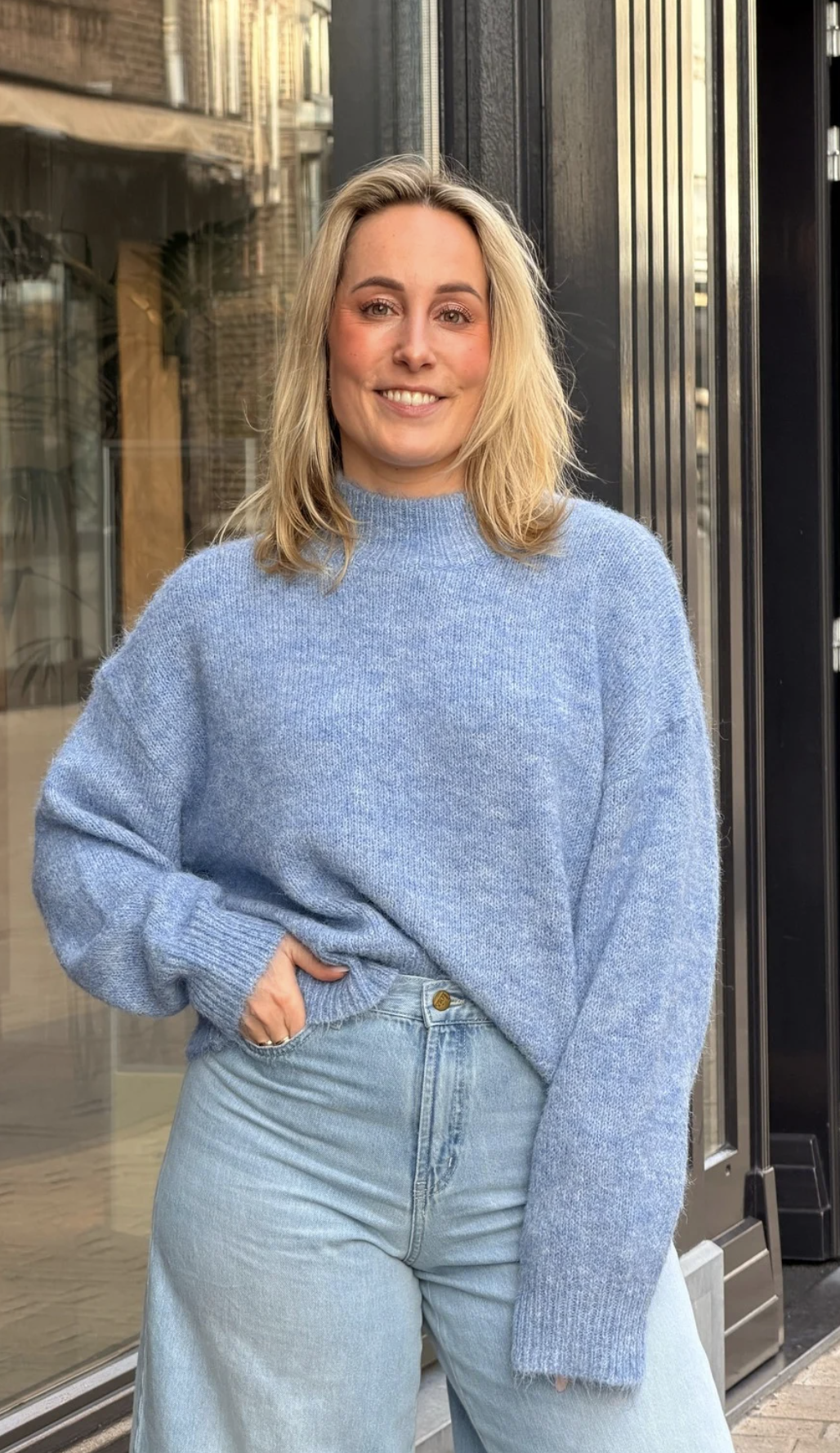 Paulina Fluffy Knit Pull