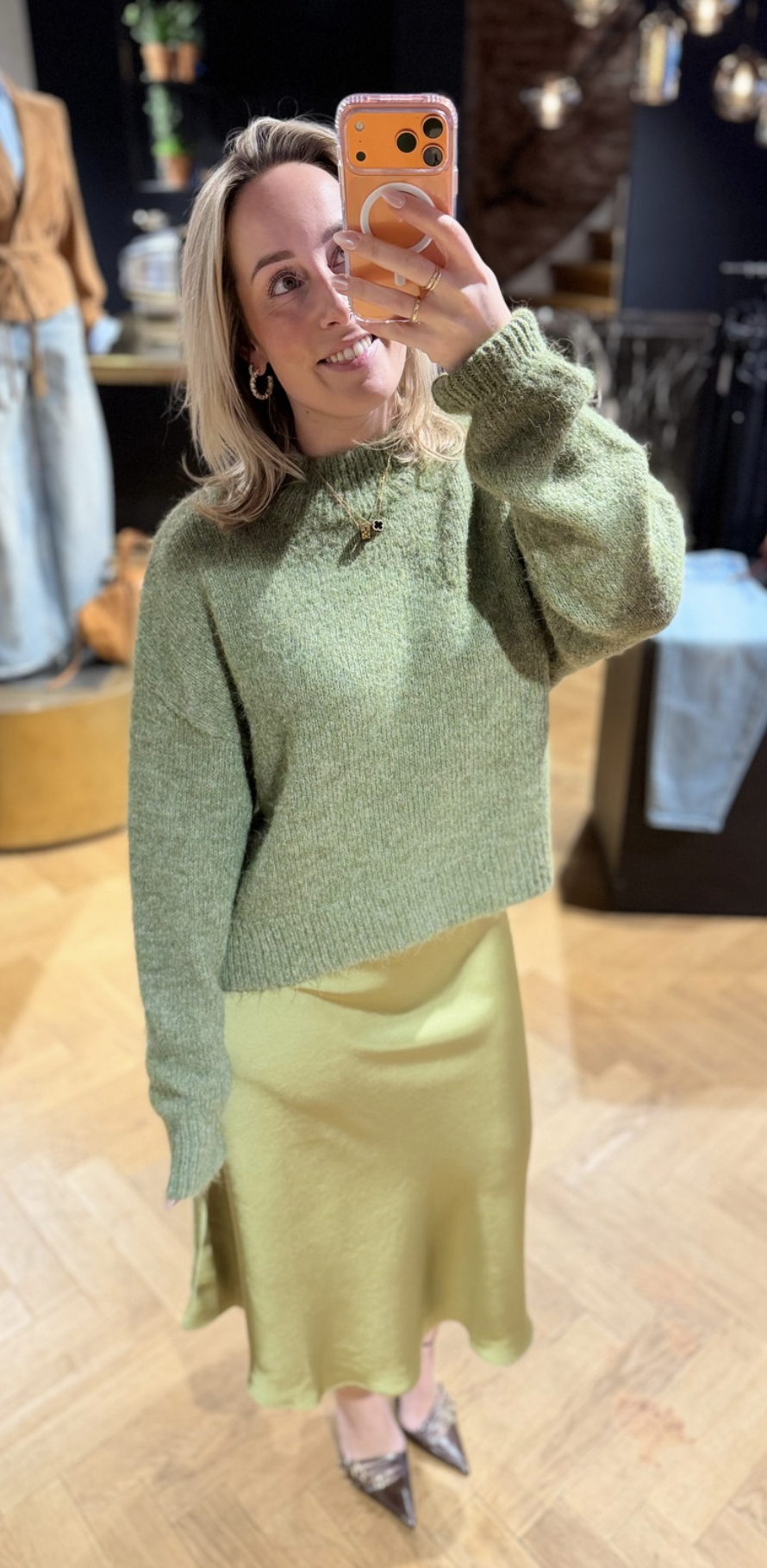 Paulina Fluffy Knit Pull