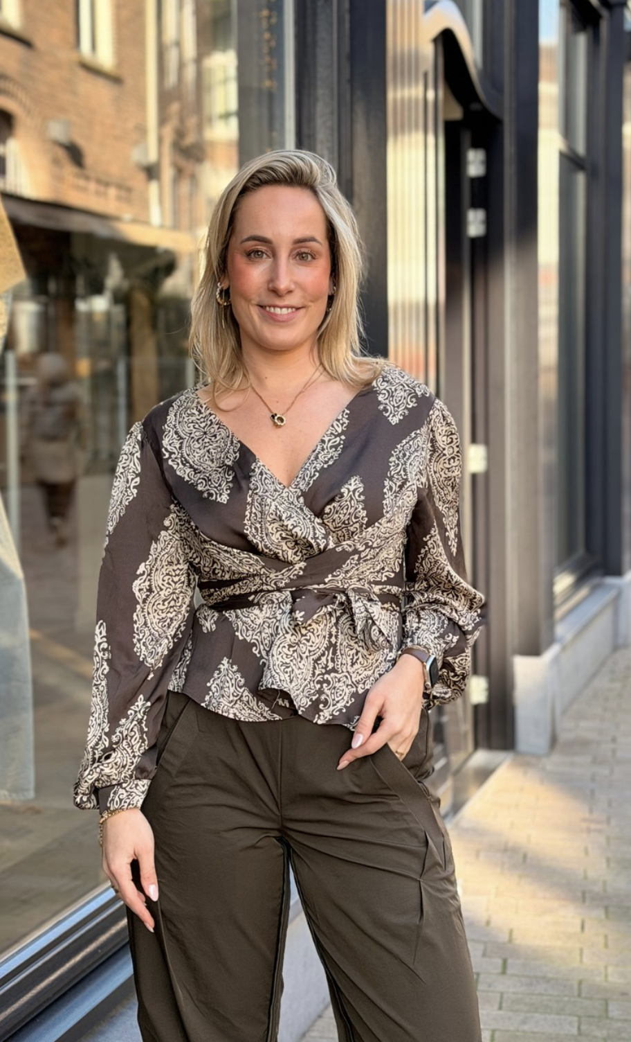 Rista Paisley Drop Blouse