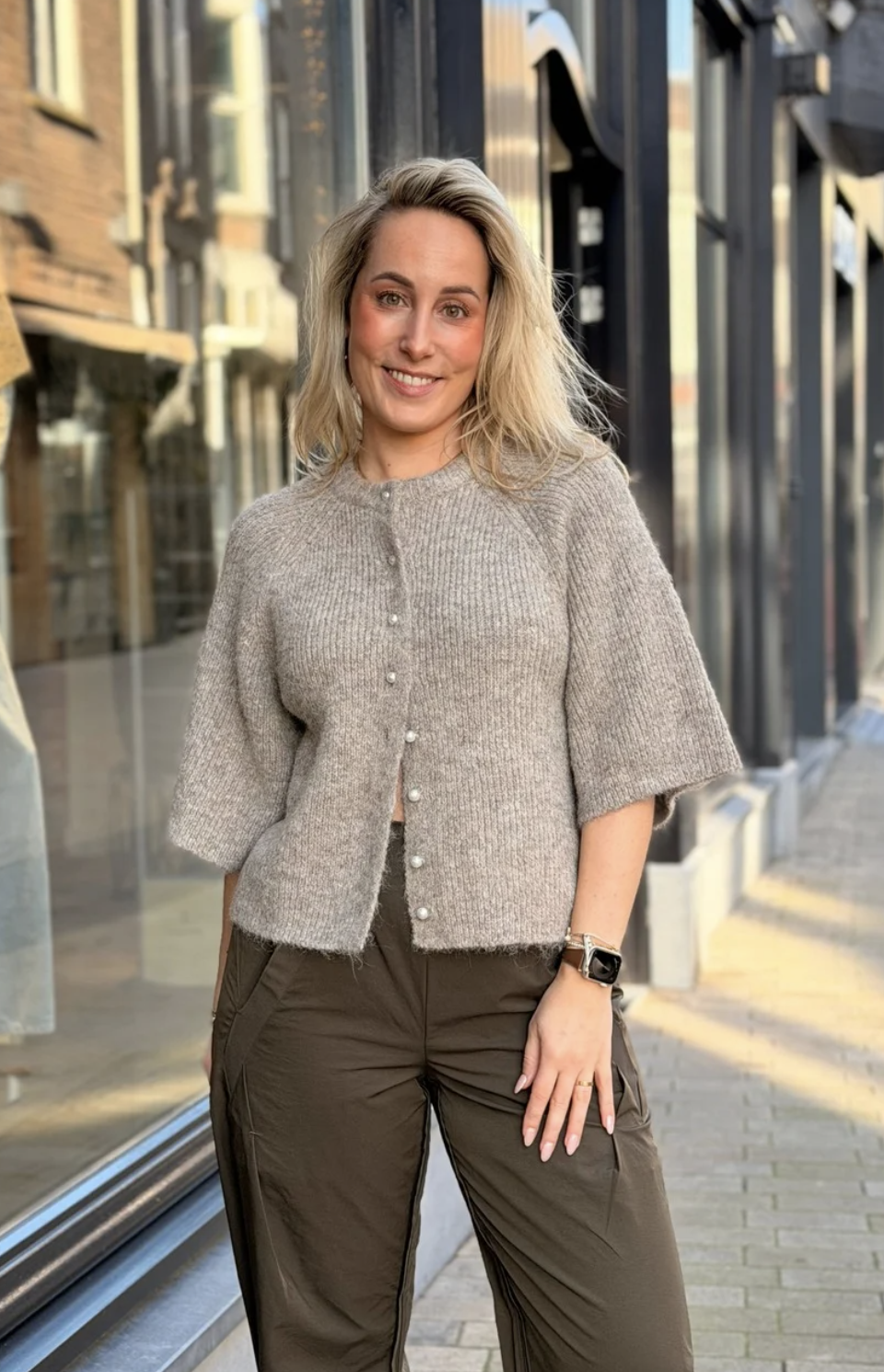 Amaya Fluffy Knit Cardigan