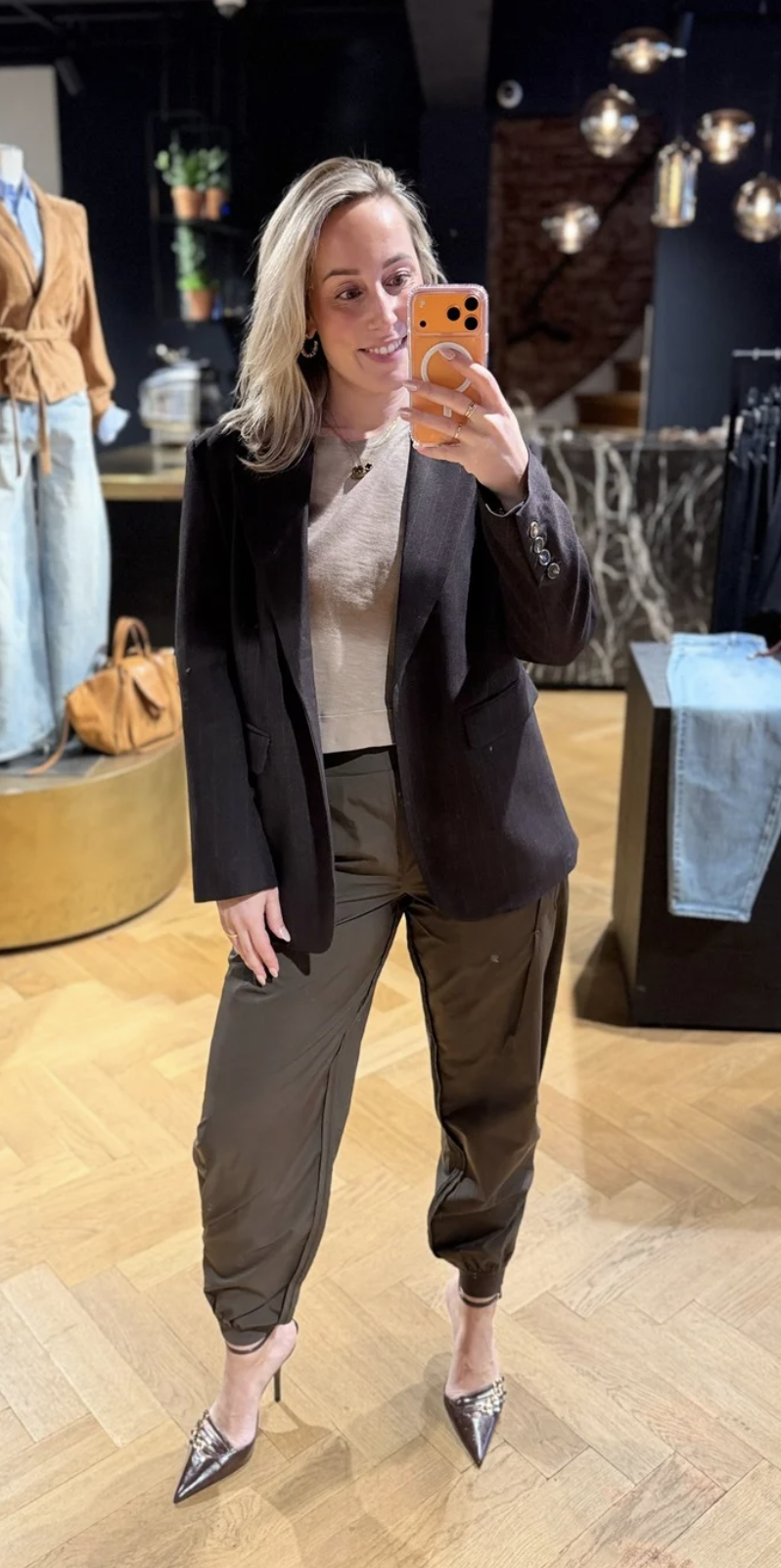 Gaby Pinstripe Blazer