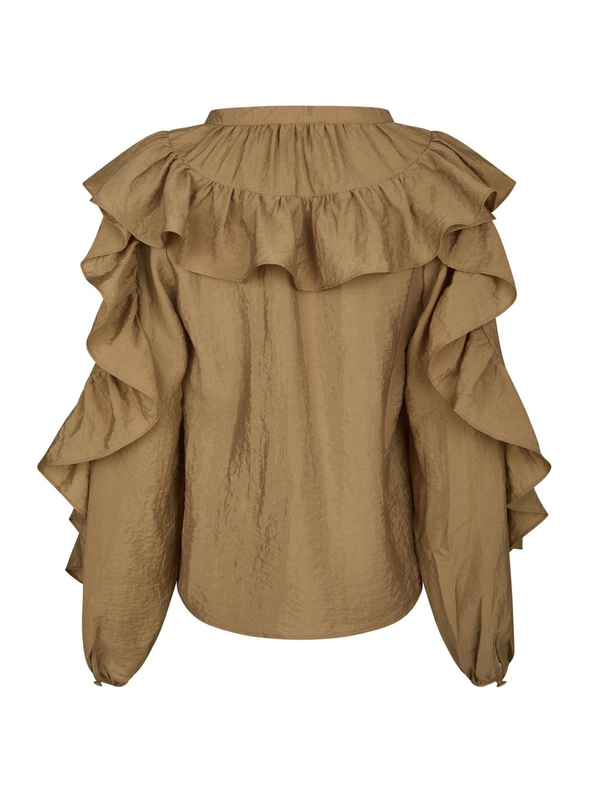 Nula Flounce Crisp Blouse