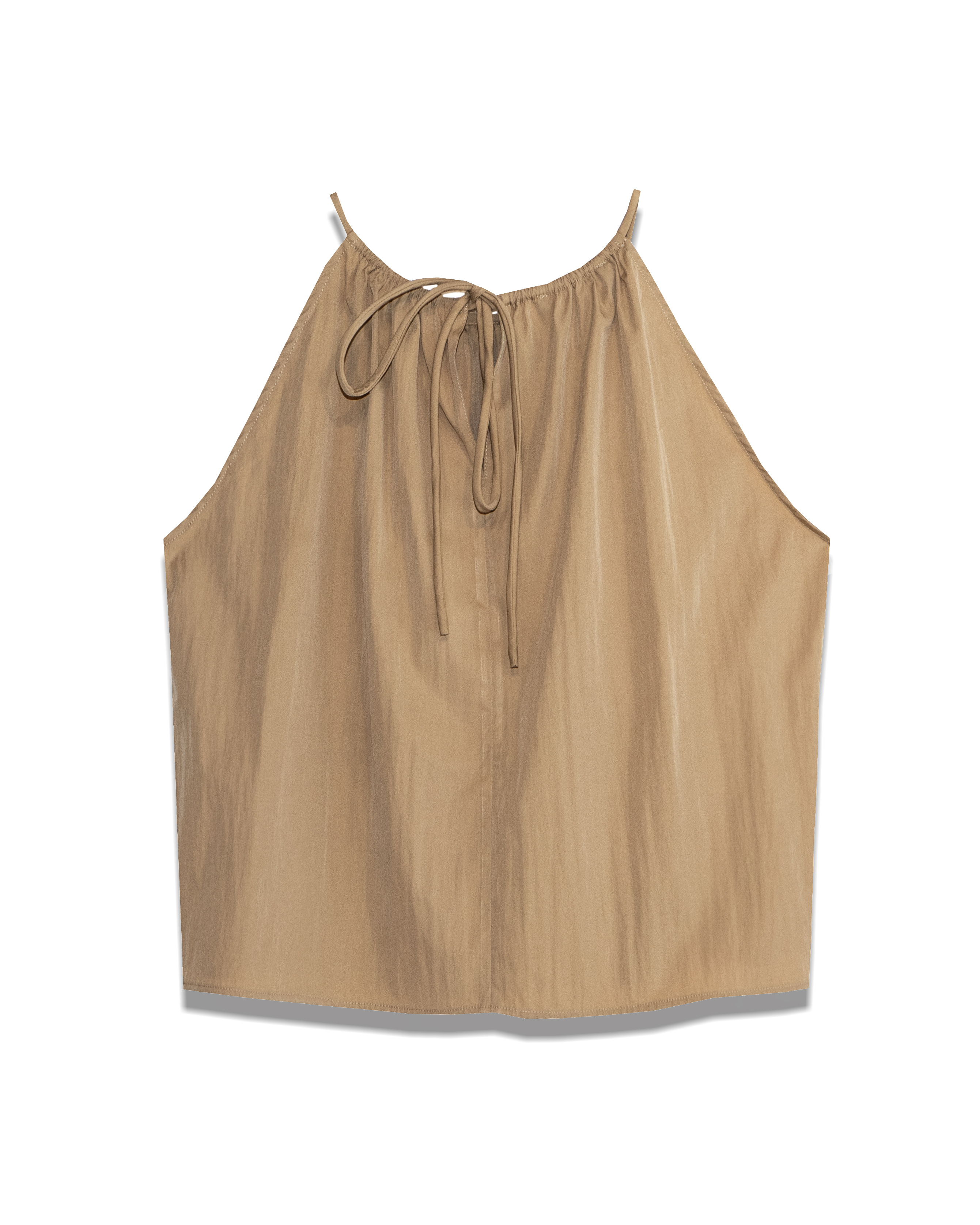 Top halterneck gathered