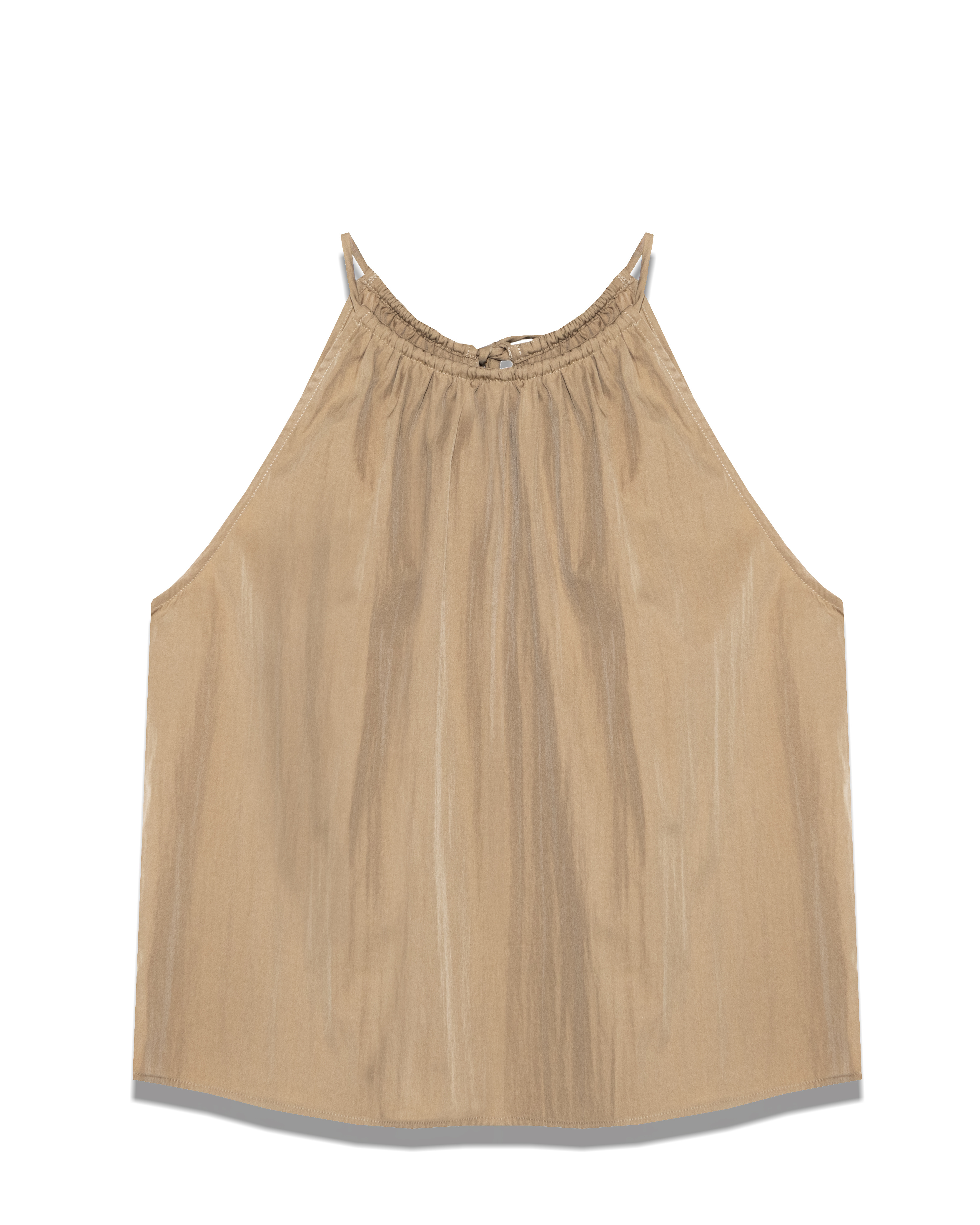 Top halterneck gathered