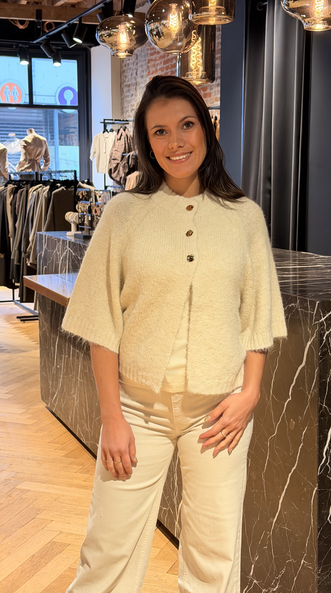 Benuta Fluffy Knit Cardigan