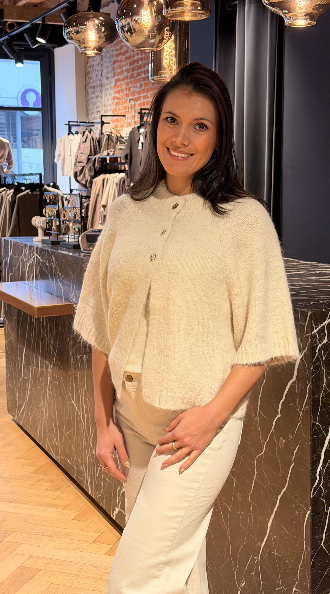 Benuta Fluffy Knit Cardigan