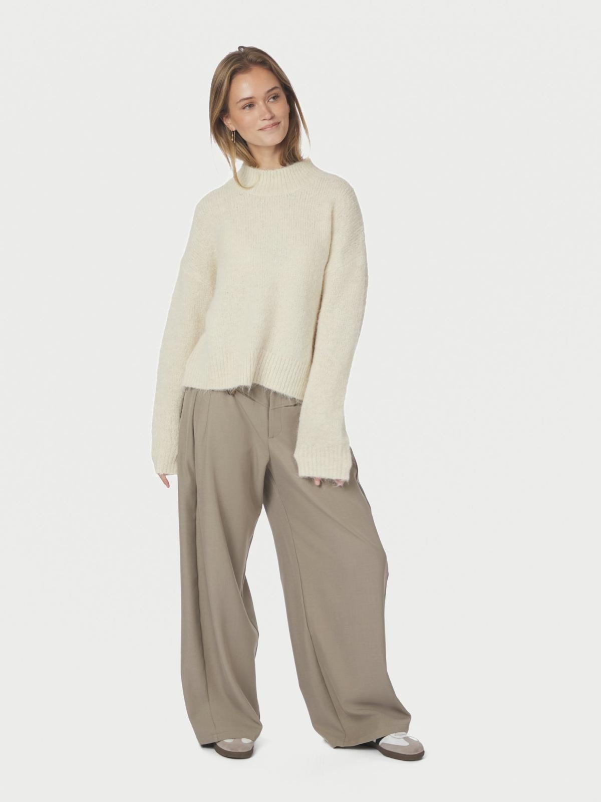 Paulina Fluffy Knit Blouse