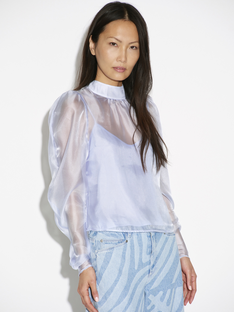 Ocean Puffy Sleeve Top