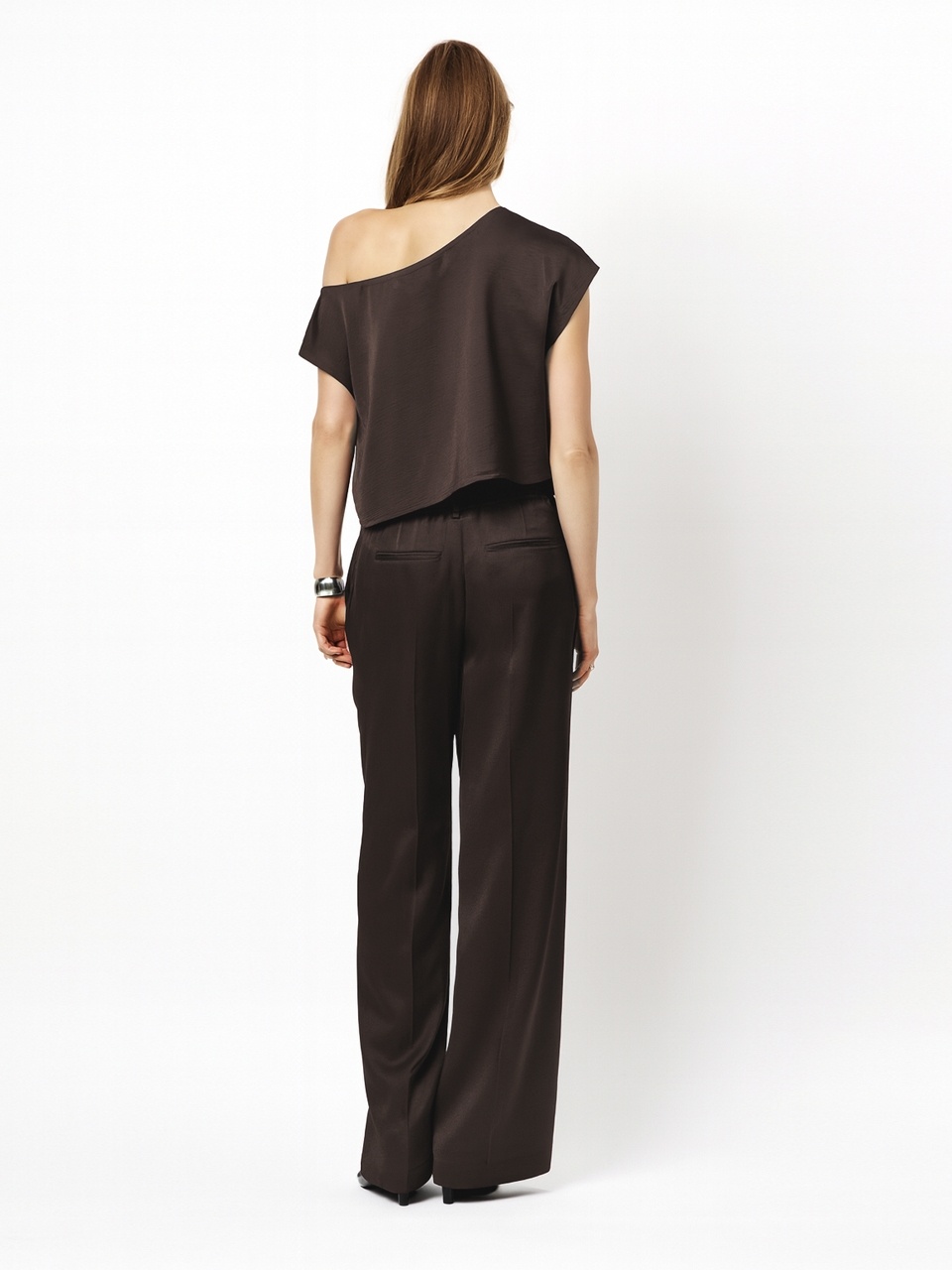 Roam satin drapey top