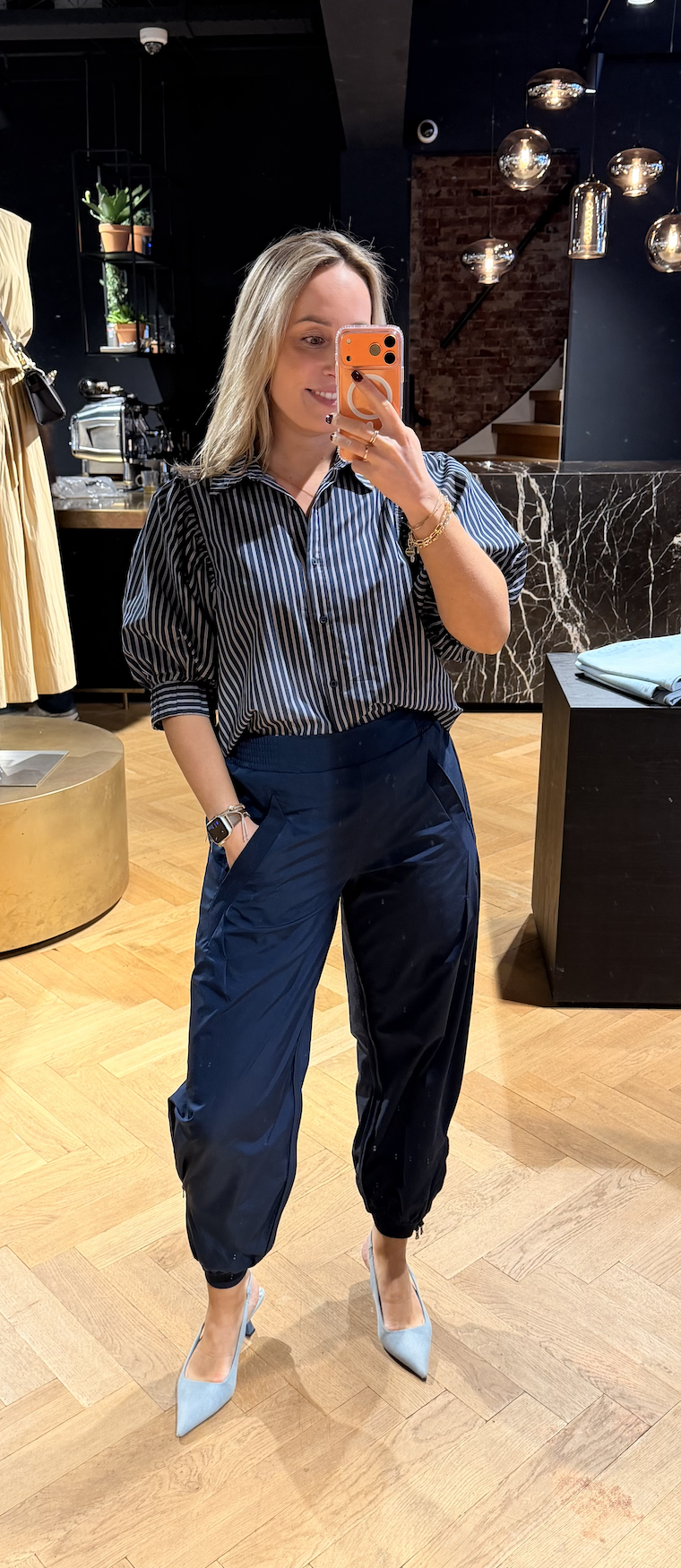 Molly GO Pants Dark Navy - Fresh Tilburg