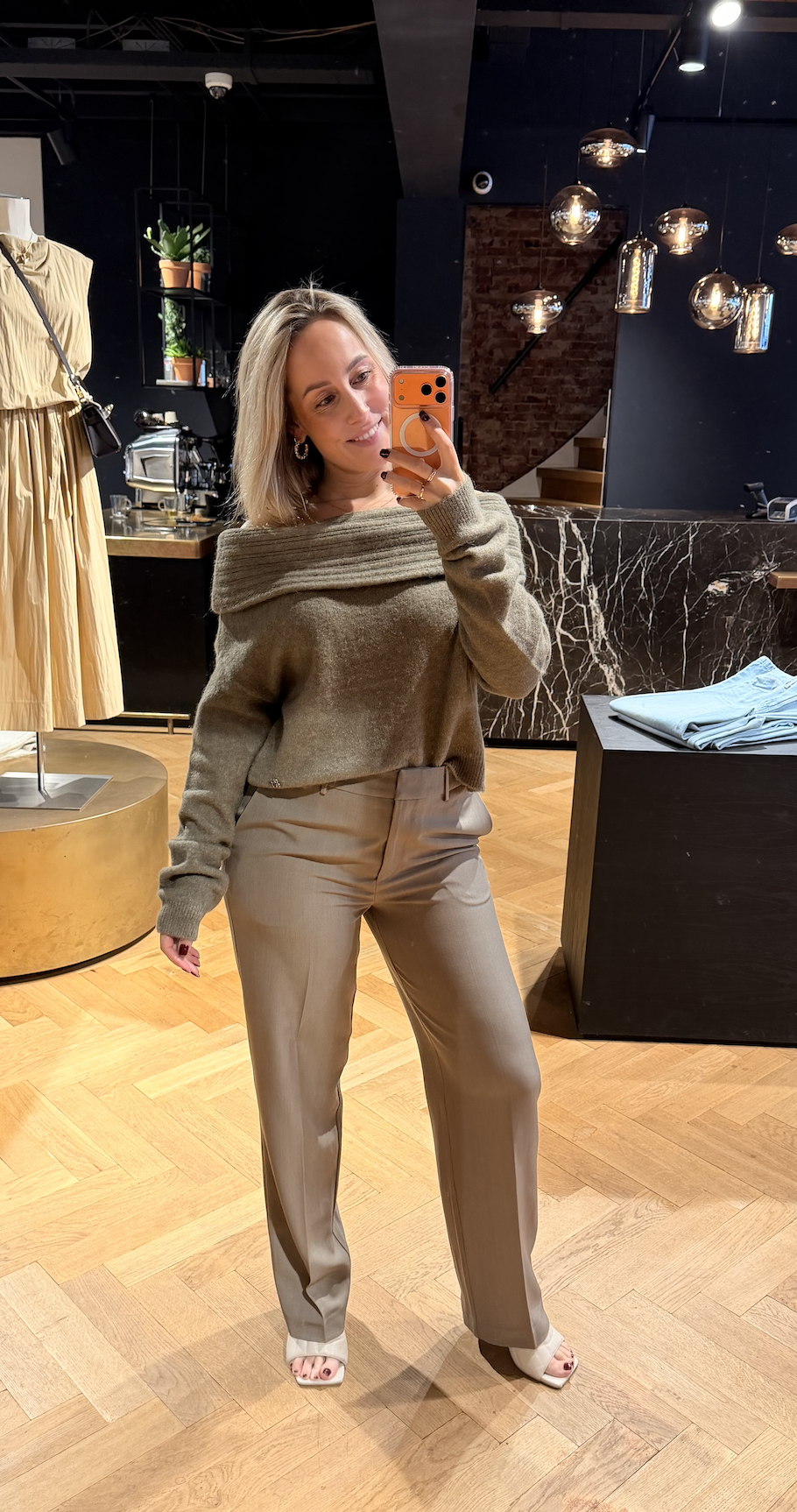 Antya off shoulder sweater