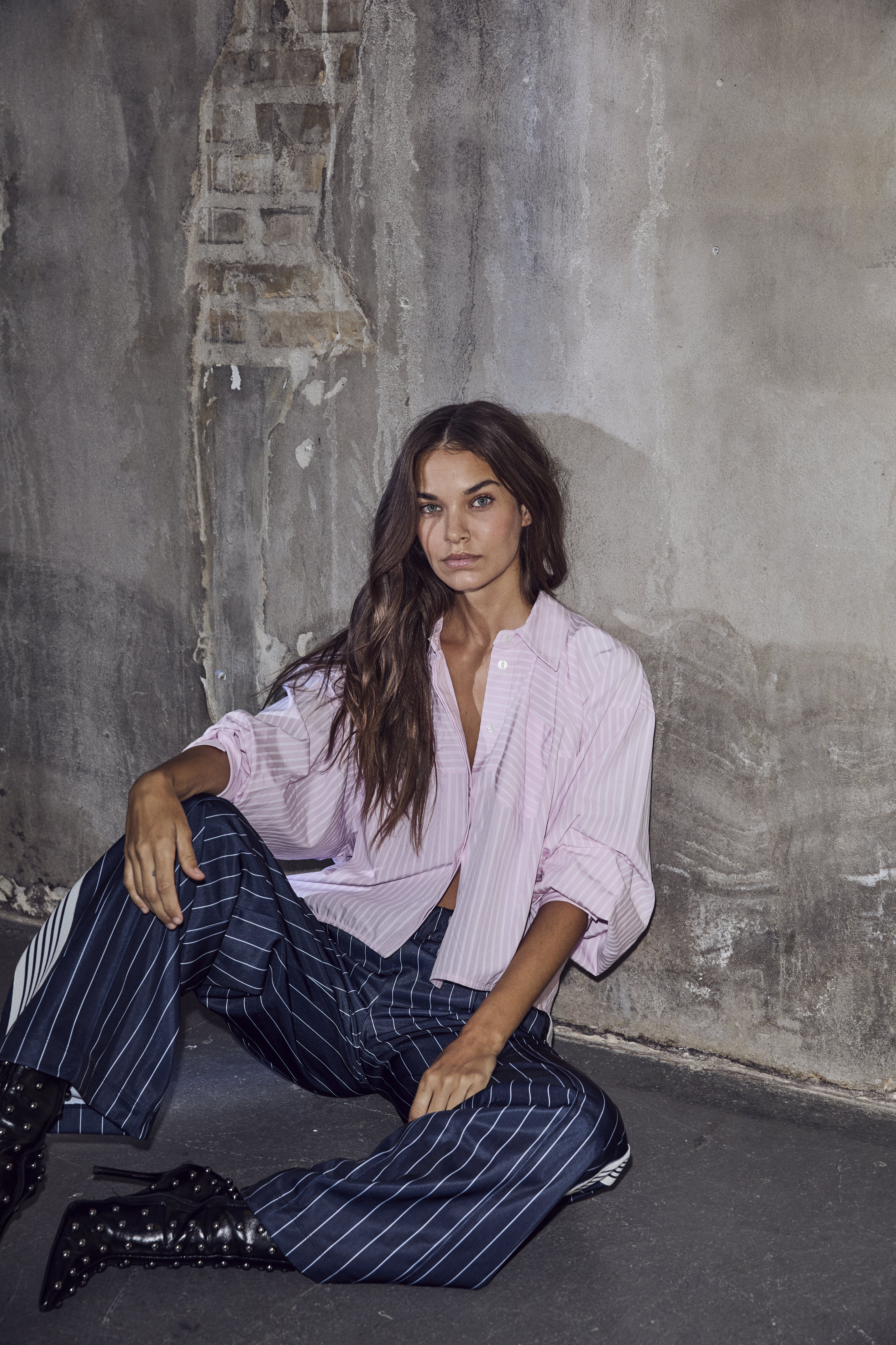 Haute L' Amitié Sophie Rose Stripe Shirt