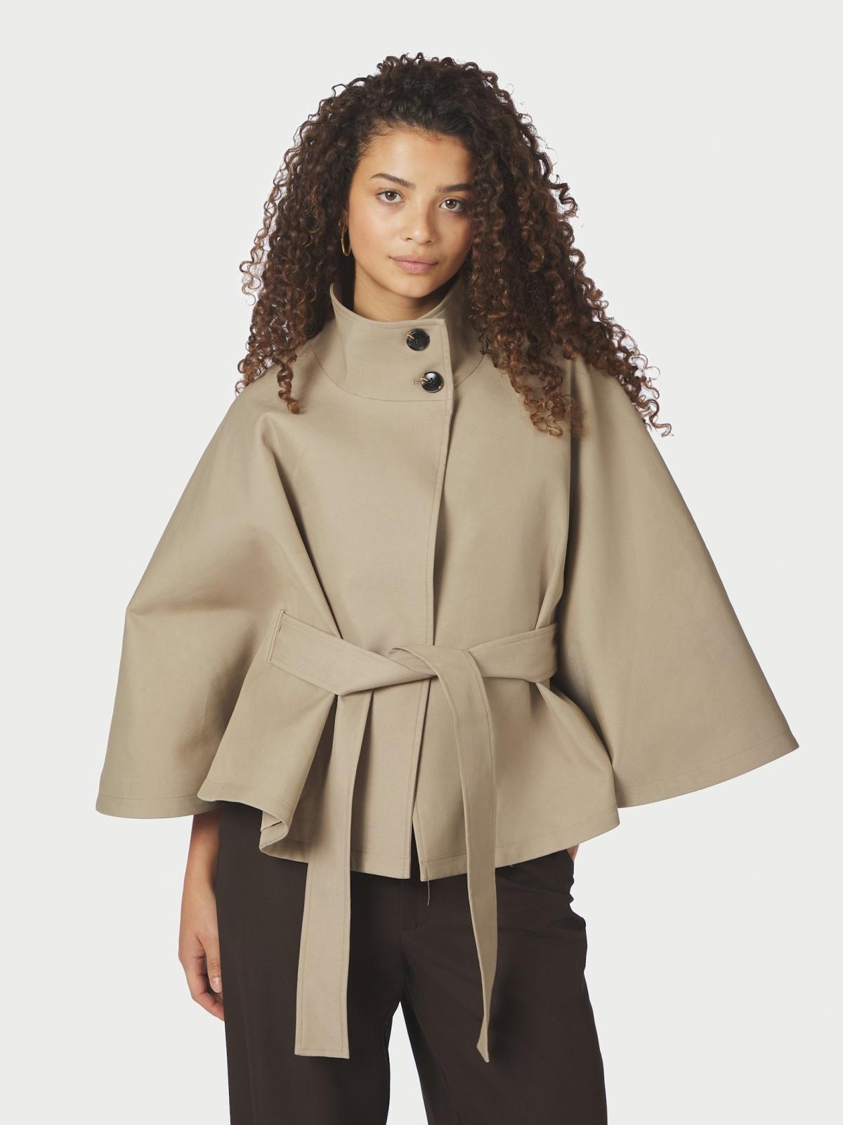 Neo Noir Zanna Trench Cape