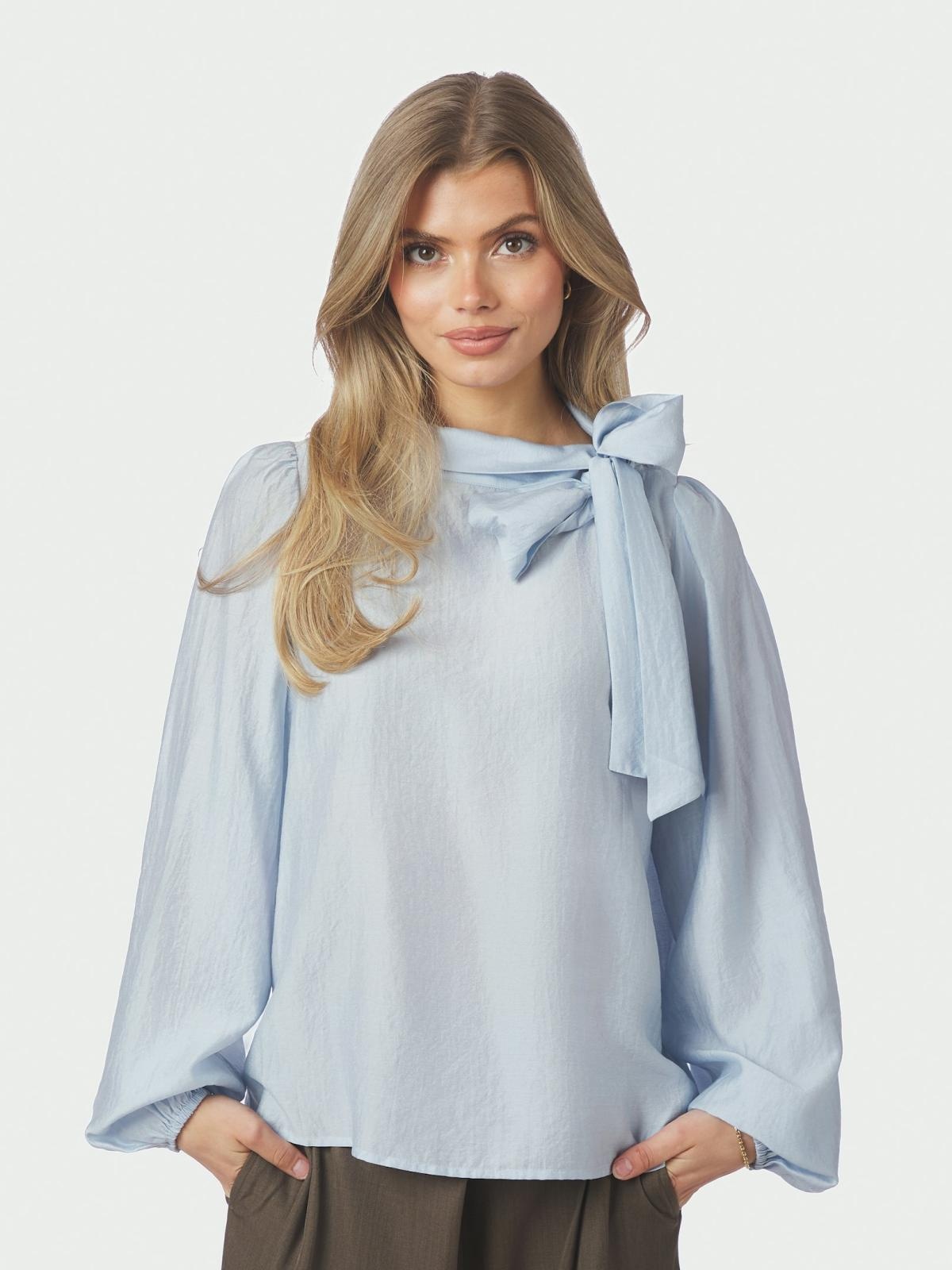Neo Noir Selene Crisp Blouse Light Blue | Fresh Tilburg - Fresh