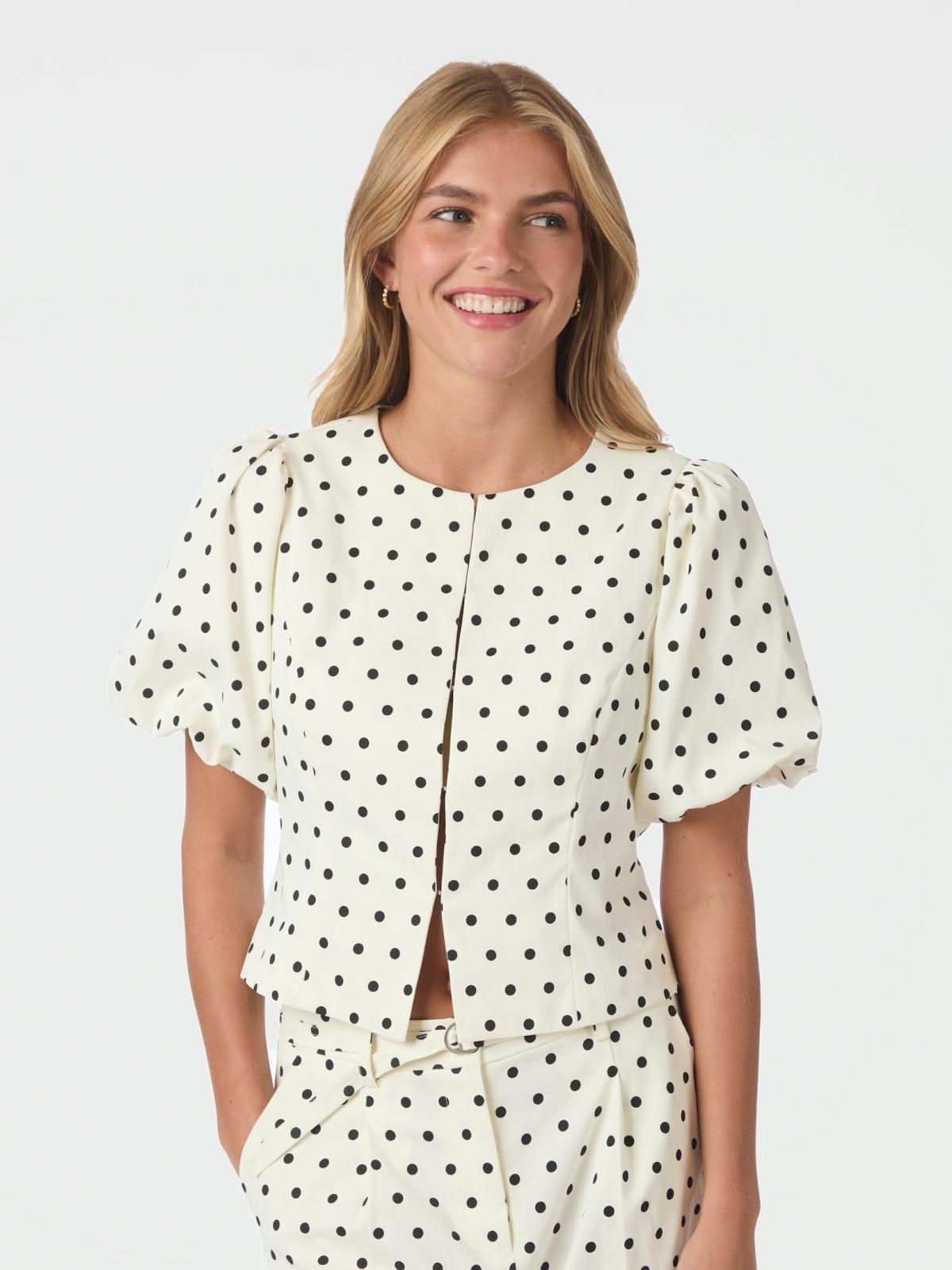 Neo Noir Anela Dot Blouse