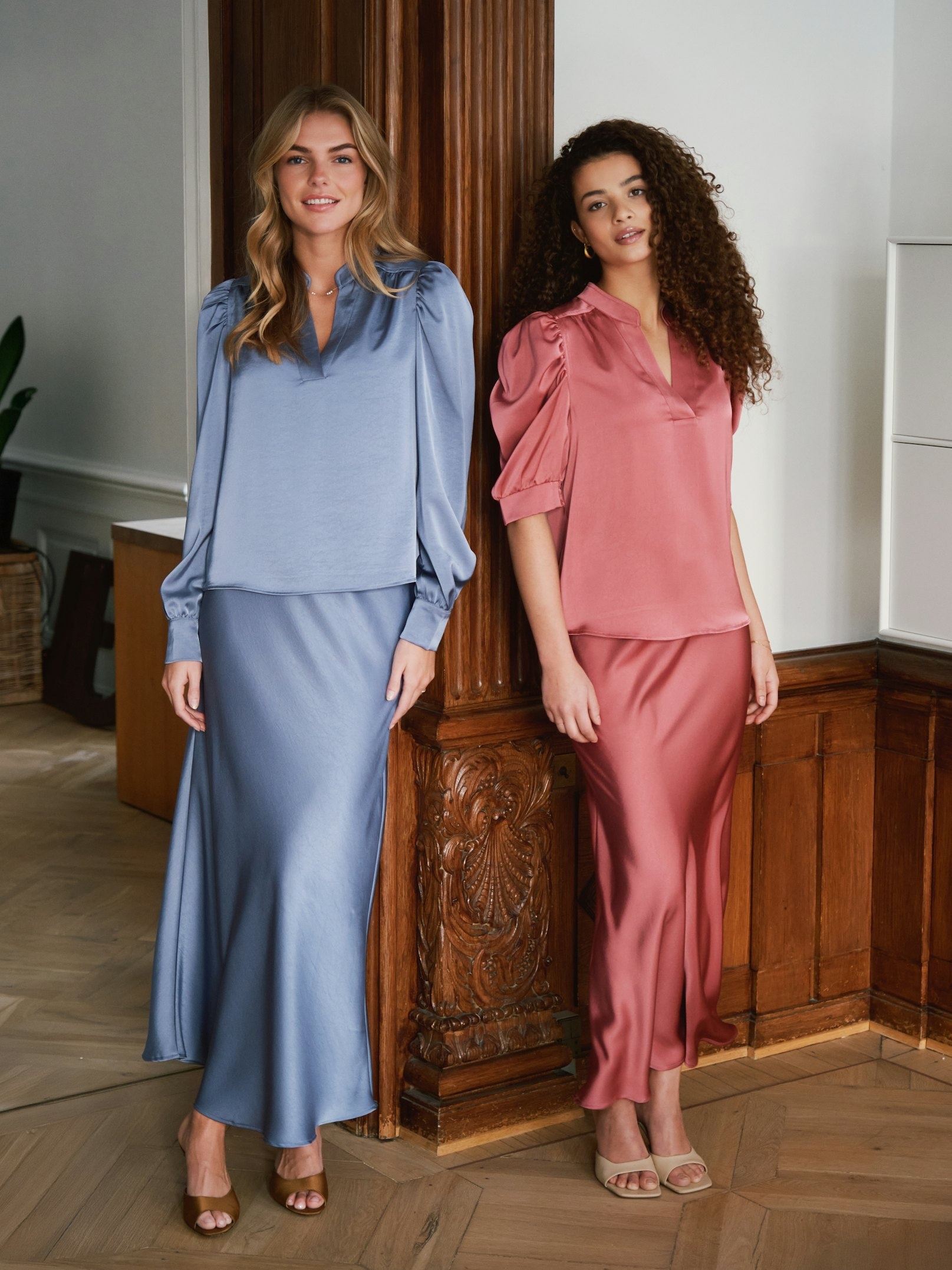 Rosslyn Heavy Sateen Blouse