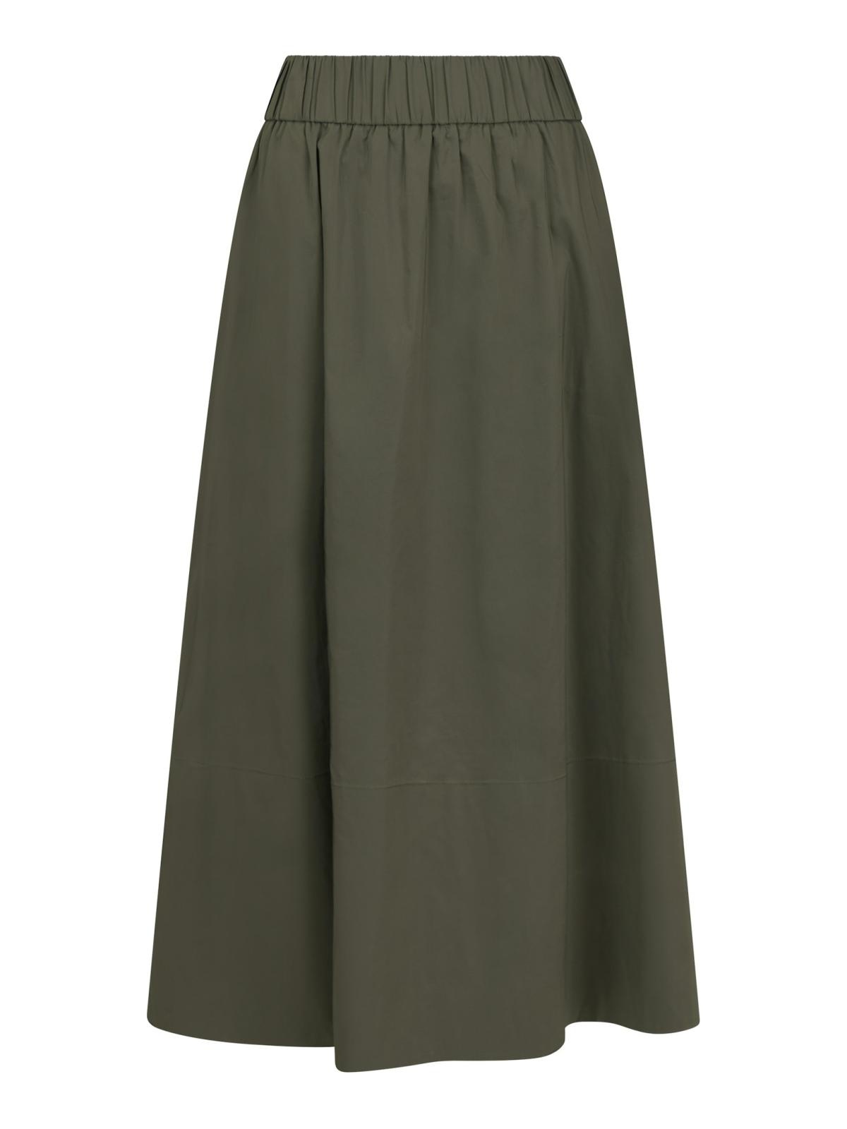 Yara Long Poplin Skirt