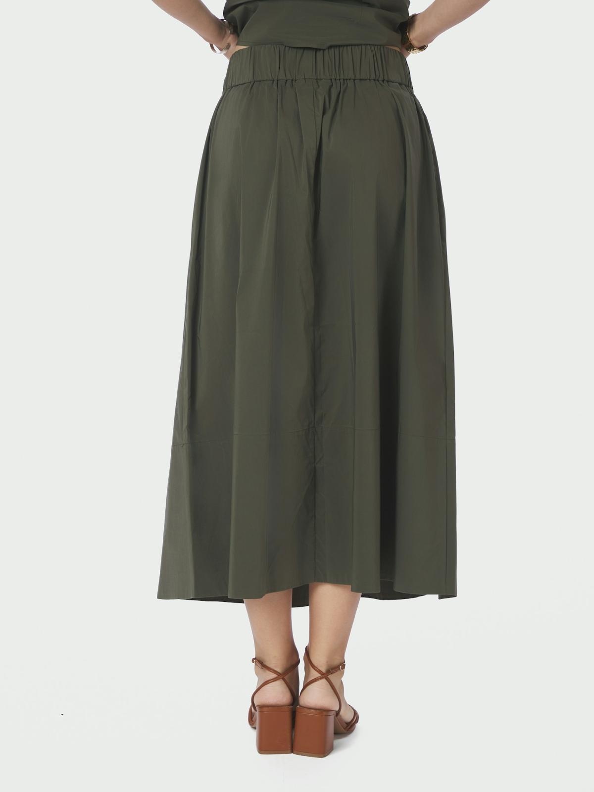 Yara Long Poplin Skirt