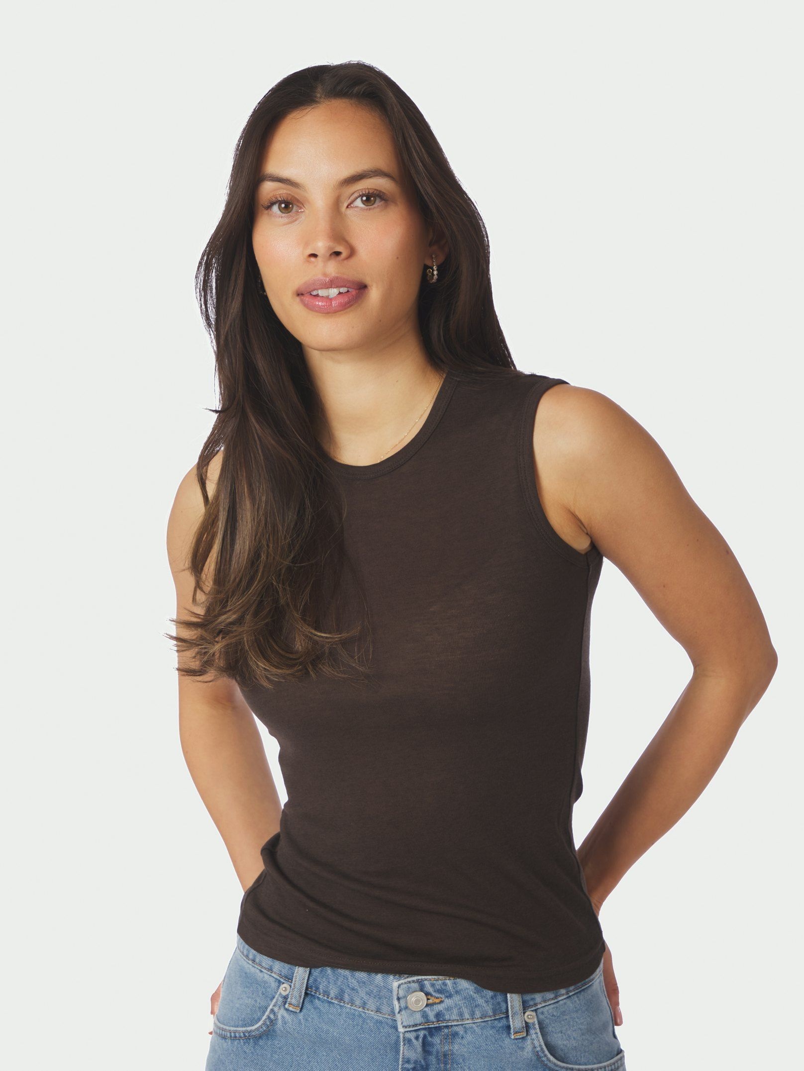 Neo Noir Nimbi Fine Rib Top