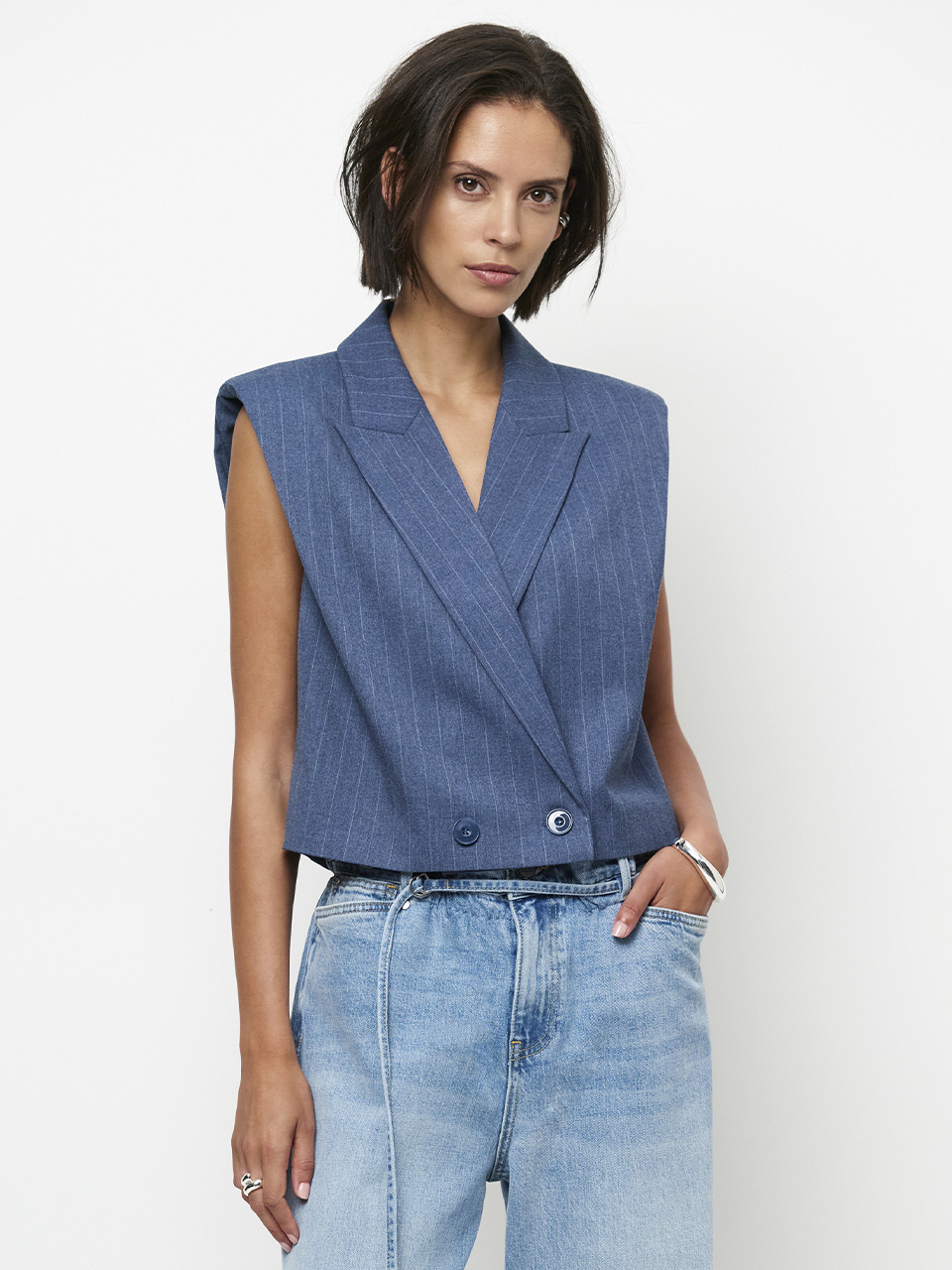 Dante 6 Jarod pinstripe gilet