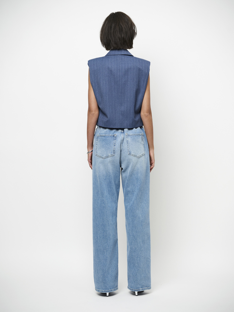 Jarod pinstripe gilet