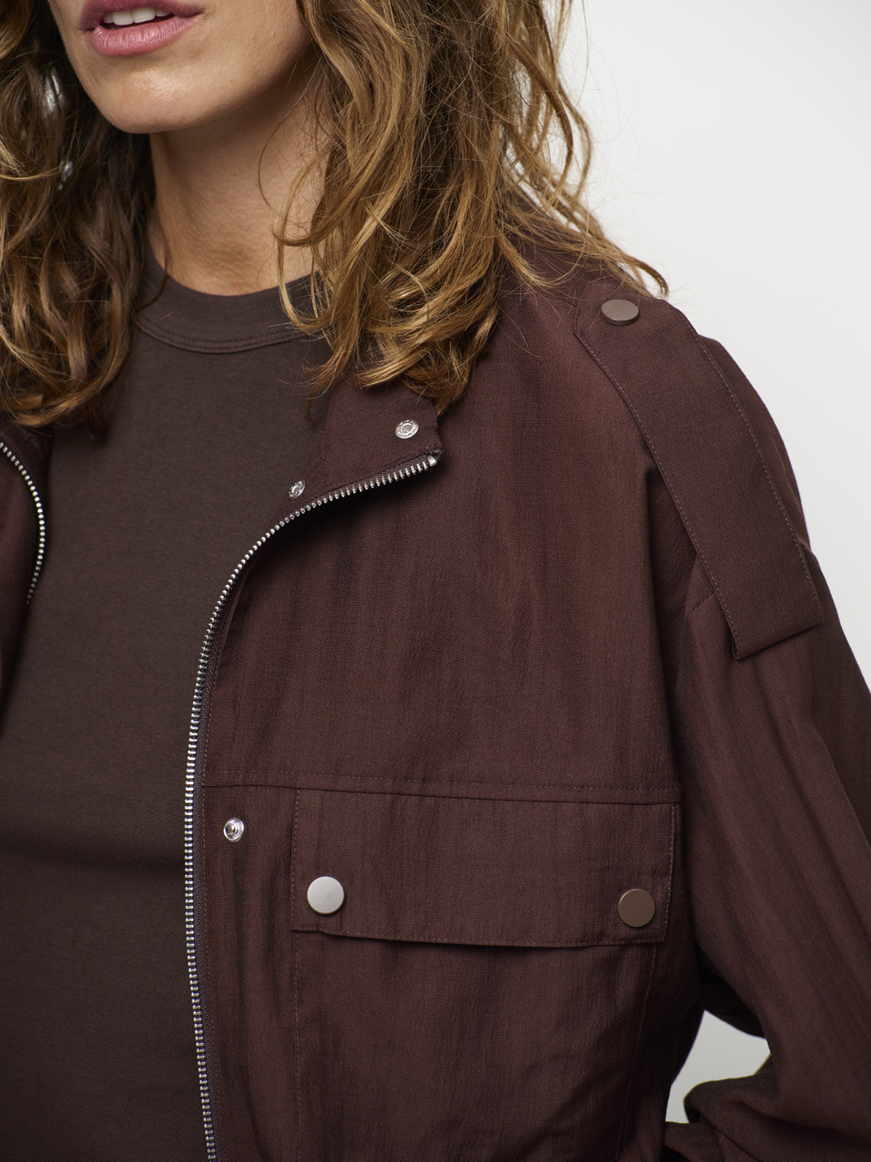 Mindy sheer cropped jacket