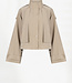 Duane cape cropped trenchcoat